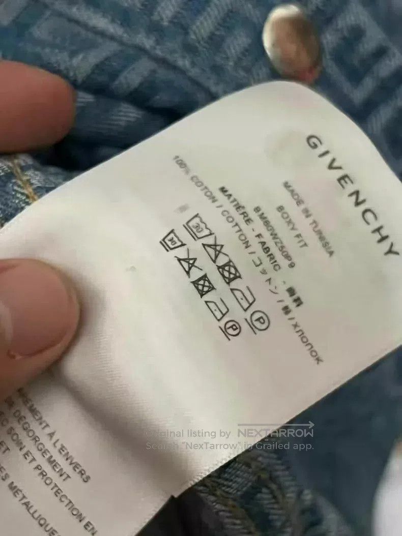 Givenchy Givenchy Blue Full-Print 4G Short-Sleeve Shirt Loose Fit S Size US M / EU 48-50 / 2 - 4 Thumbnail