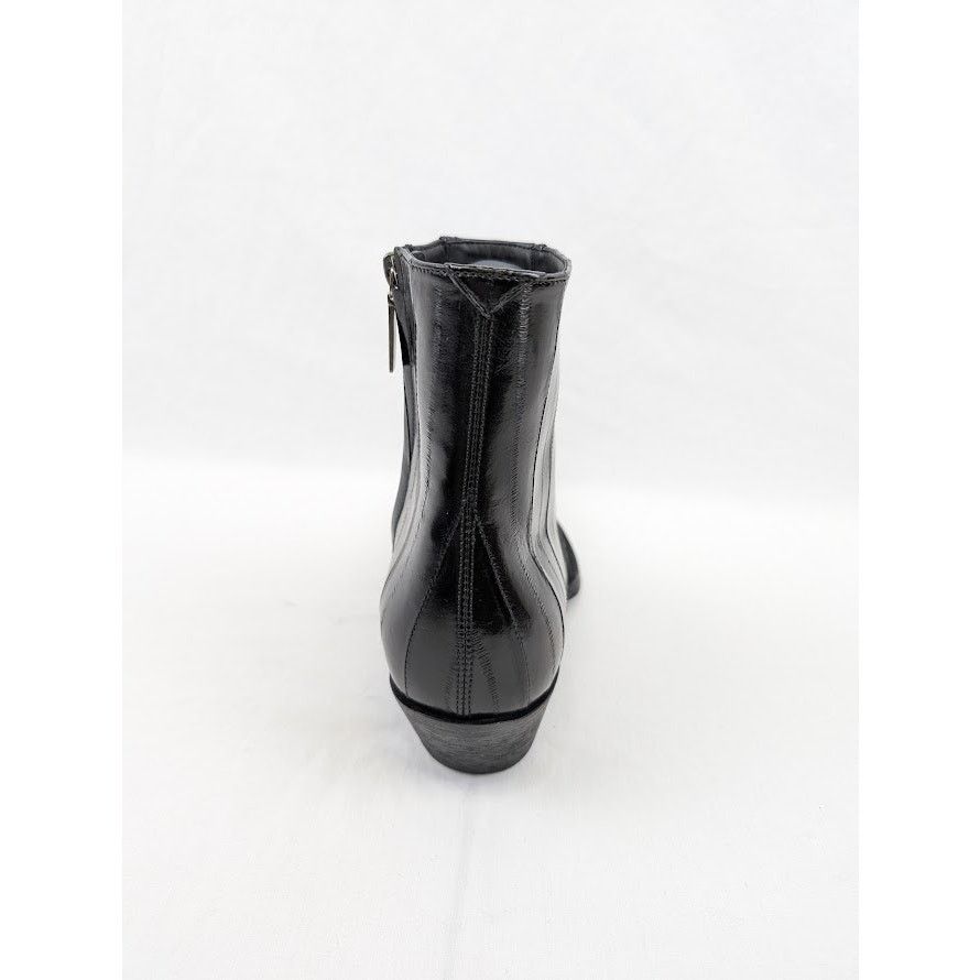 Saint Laurent Paris o1rshd1 Eel Anguilla Leather Lukas Boots in Black Size US 9 / EU 42 - 13 Thumbnail