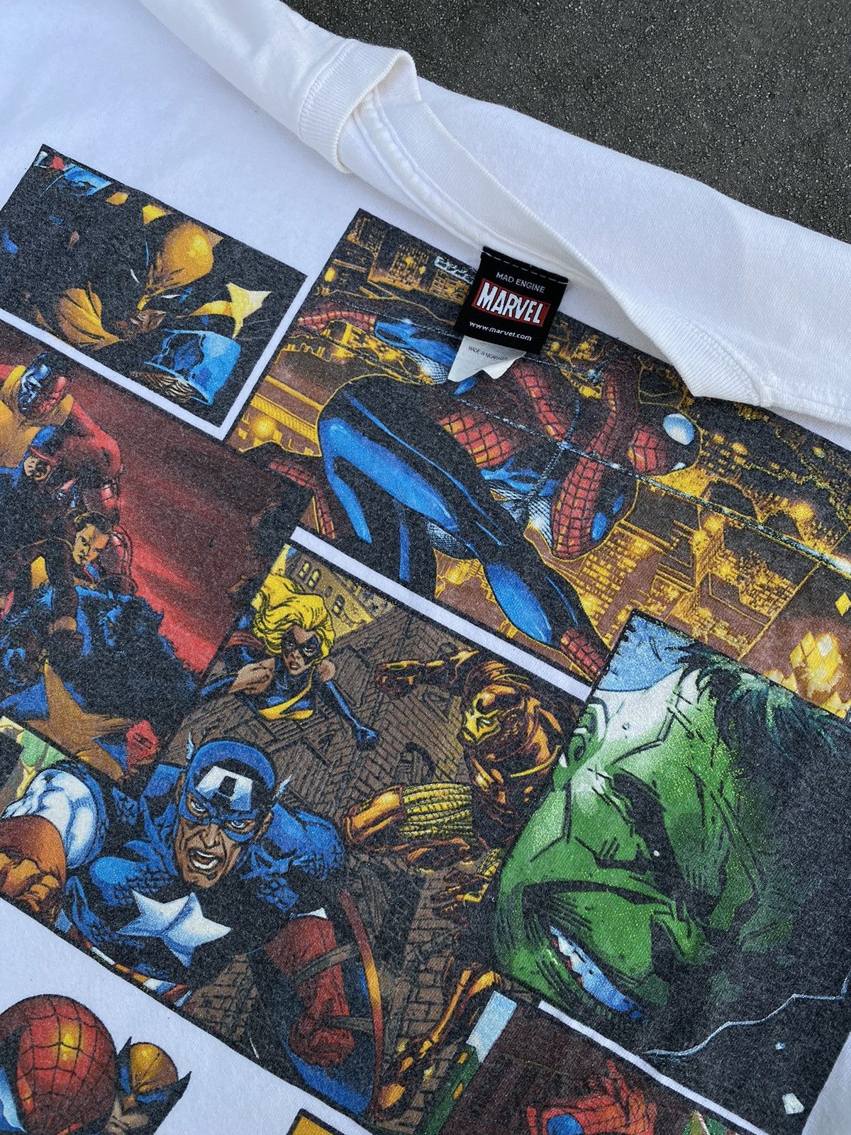 Marvel Comics × Vintage Vintage Rare Marvel Spiderman Wolverine X-Men Avengers Size US L / EU 52-54 / 3 - 8 Thumbnail