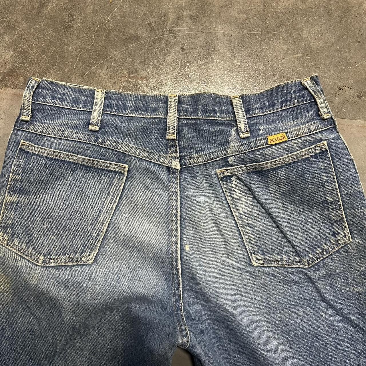 Japanese Brand × Vintage Vintage Y2K/90s Made in USA Flared light wash Denim Jeans Size US 32 / EU 48 - 7 Thumbnail