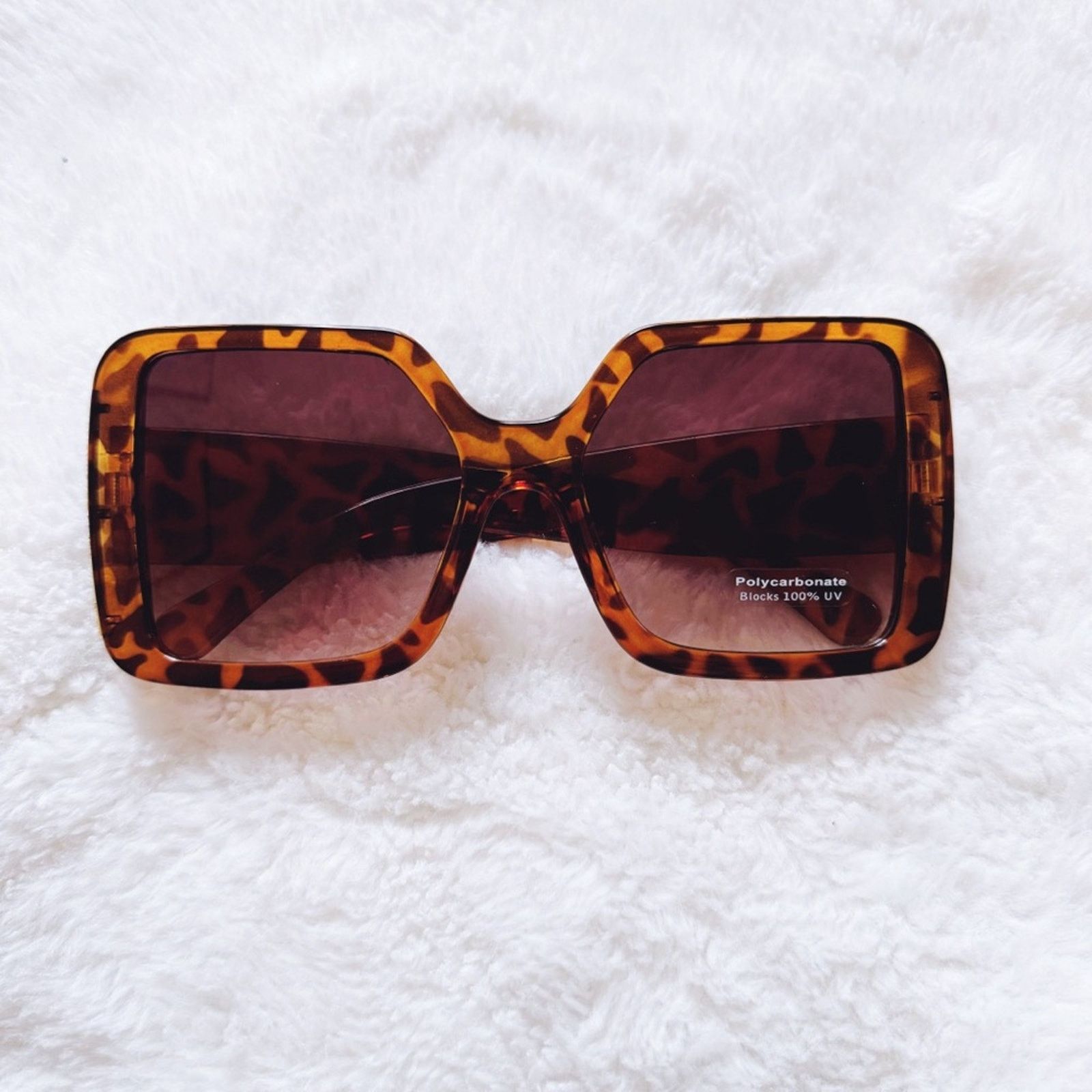 Other Junia Tortoise Brown Oversized Sunglasses Size ONE SIZE - 1 Thumbnail