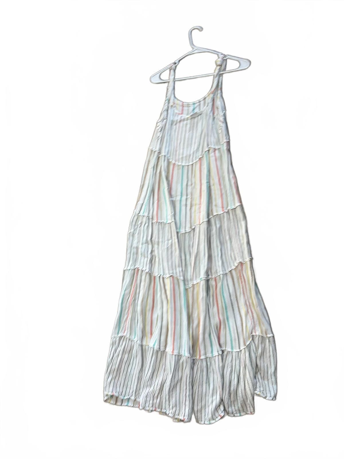 Other New Directions Lightweight Tiered Striped Maxi Dress sz M Size ONE SIZE - 1 Thumbnail
