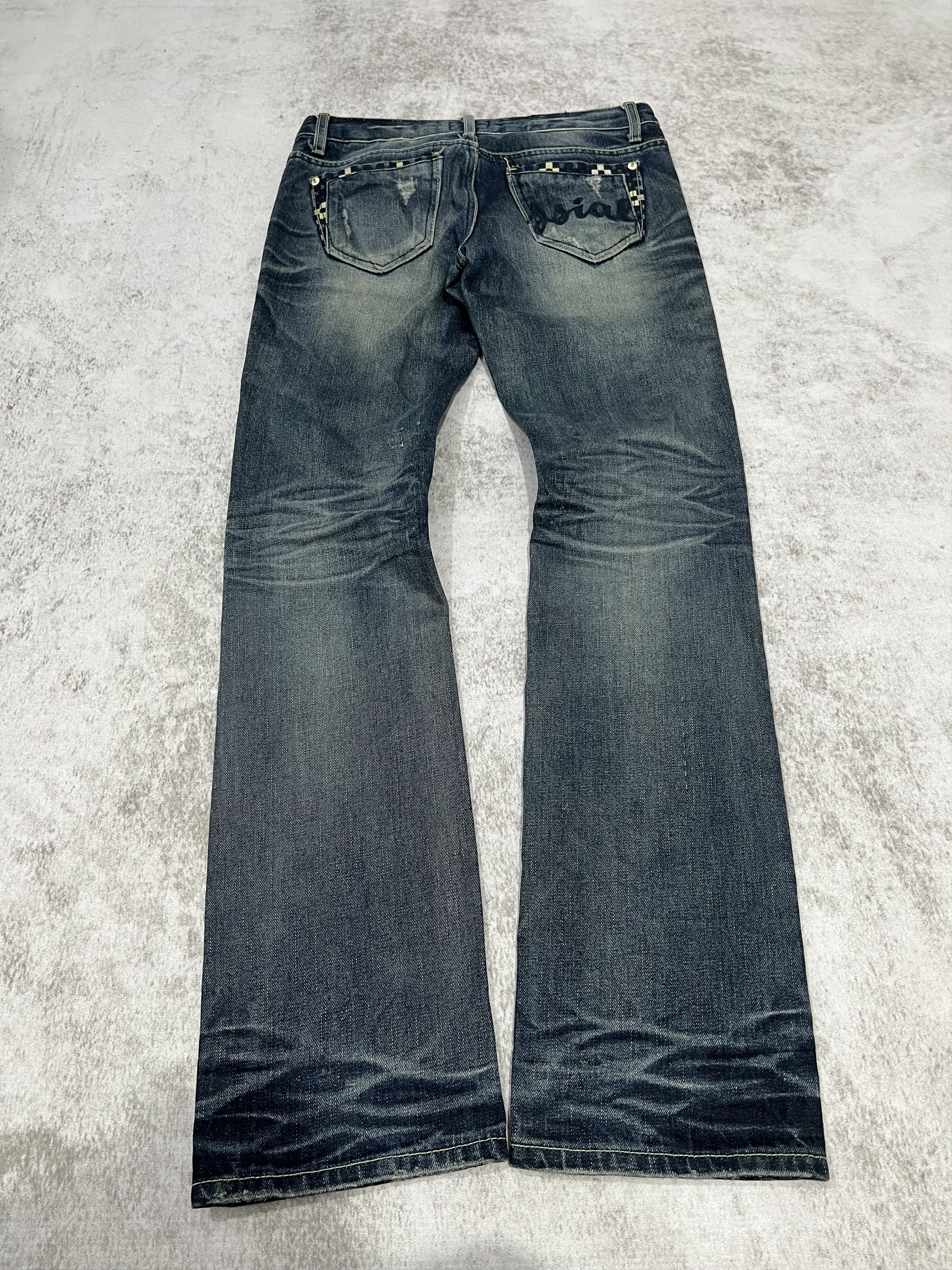 Other 2000s ssial jeans acid wash flared denim pants y2k Size US 29 - 2 Thumbnail