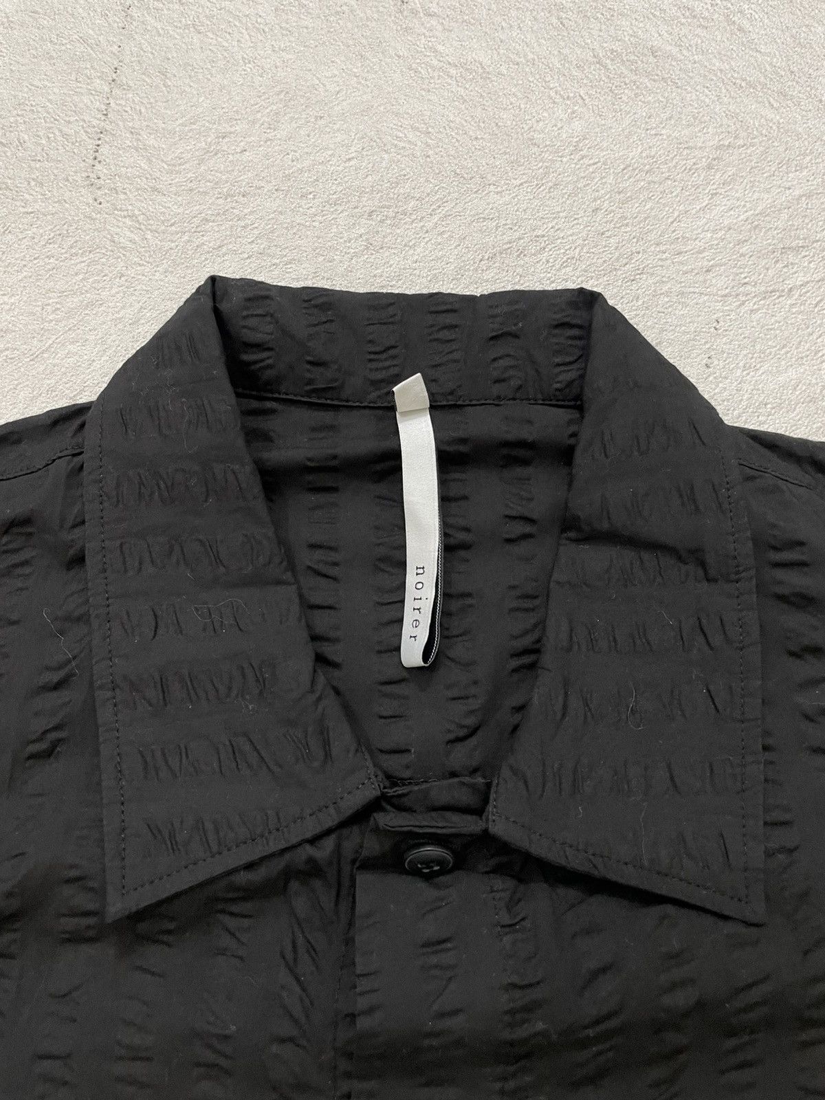 If Six Was Nine 2000s Japan Black Textured Shirt Subtle Pattern Hysteric Y2K Size US XXL / EU 58 / 5 - 4 Thumbnail