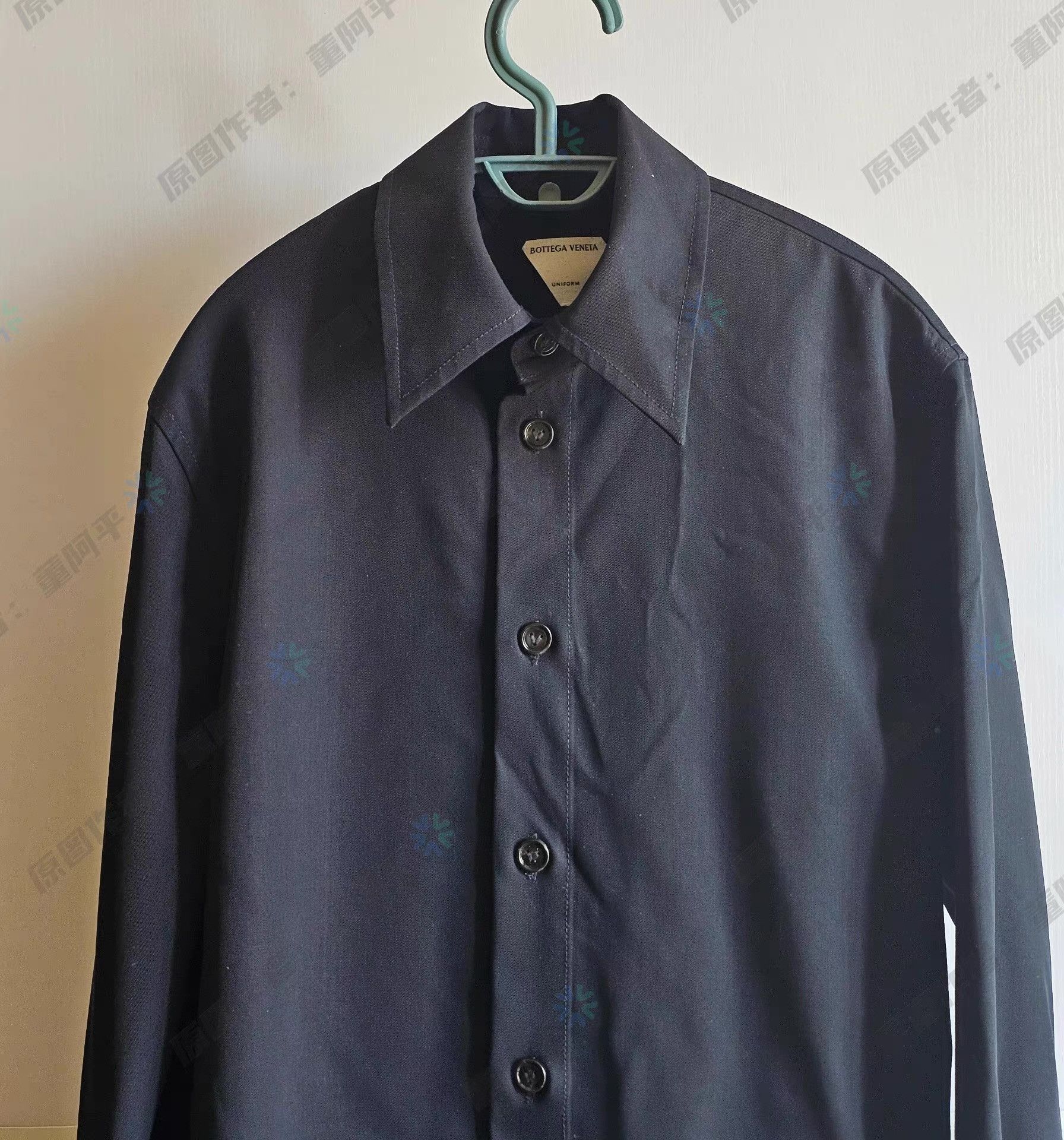 Bottega Veneta Bottega Veneta women's black wool shirt Q4 Size S / US 4 / IT 40 - 2 Thumbnail