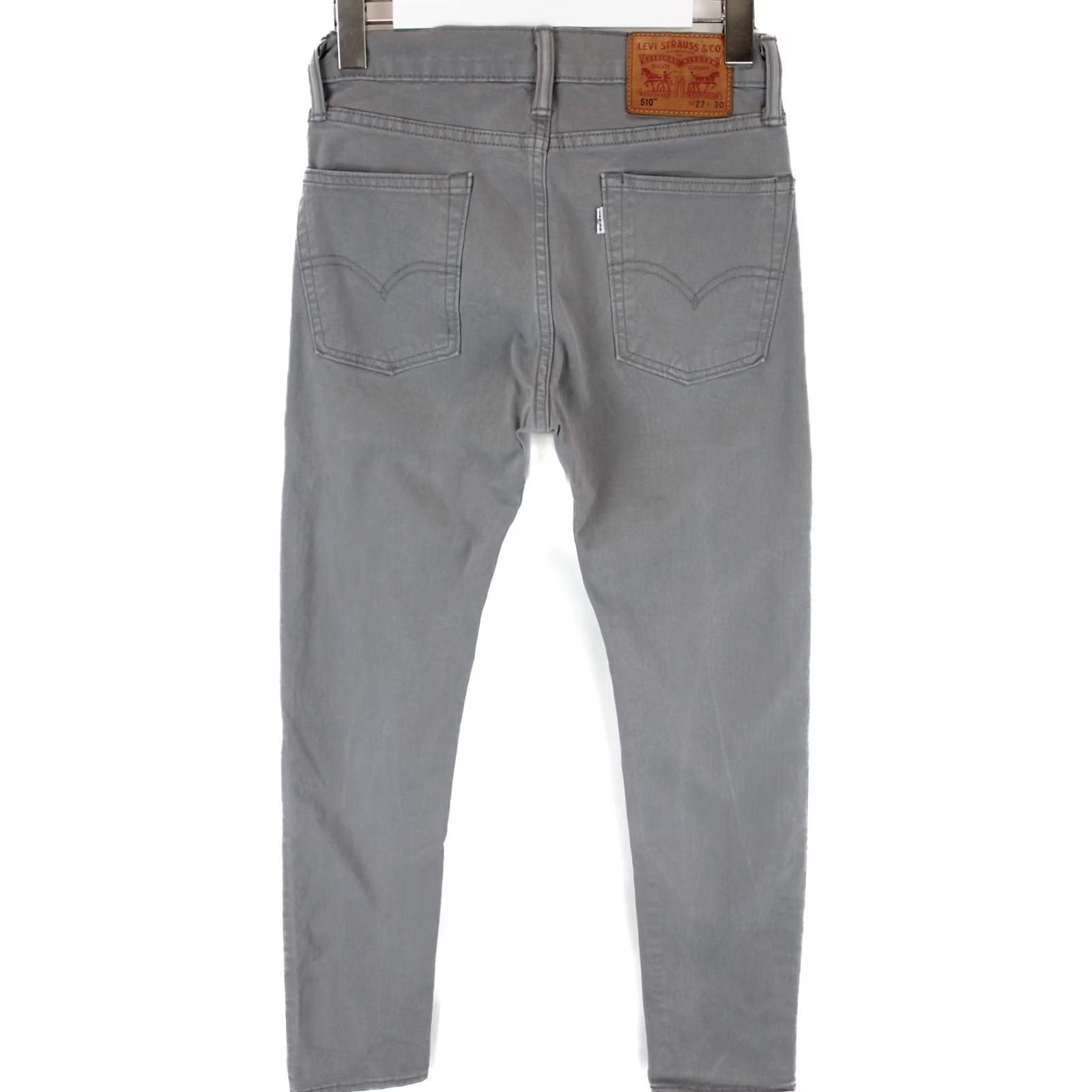 Levi's Levi's 510 Trousers Men W27/L30 Stretch Zipper Fly Grey Skinny Pockets Ohio? (Note: content provided does not include Ohio; returning optimized title) Size US 27 - 3 Thumbnail