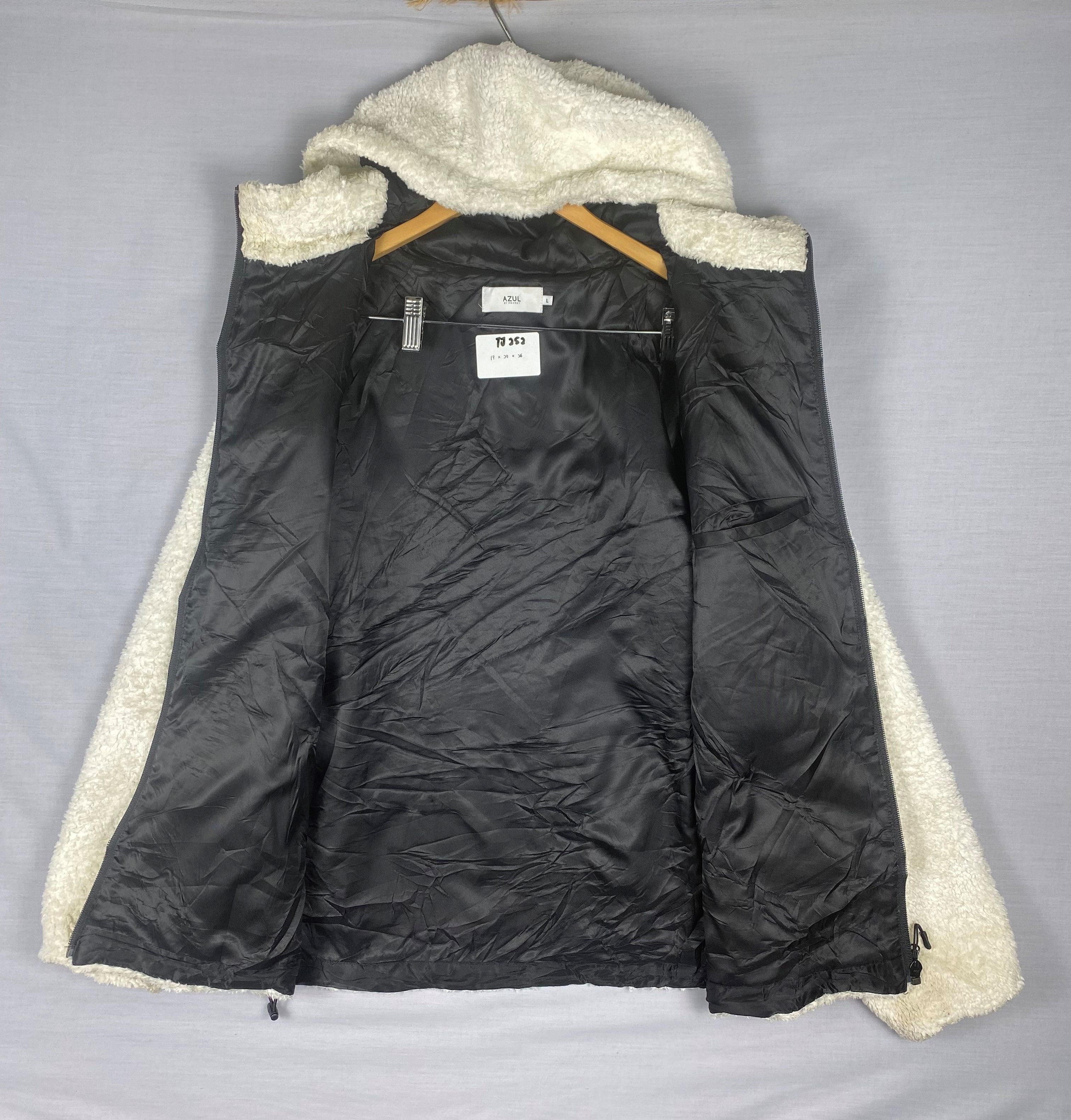 MOUSSY Vintage Azul By Moussy Hoodie Zip Up Helix Fleece Jacket Size US L / EU 52-54 / 3 - 2 Thumbnail
