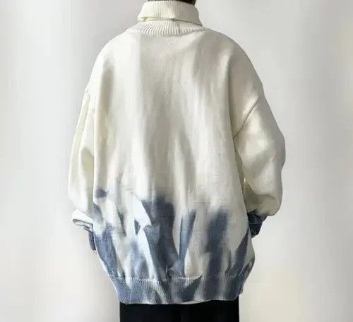 Japanese Brand New Futuristic Style Turtleneck Knitwear Jumper Sweatshirt Size US L / EU 52-54 / 3 - 4 Thumbnail