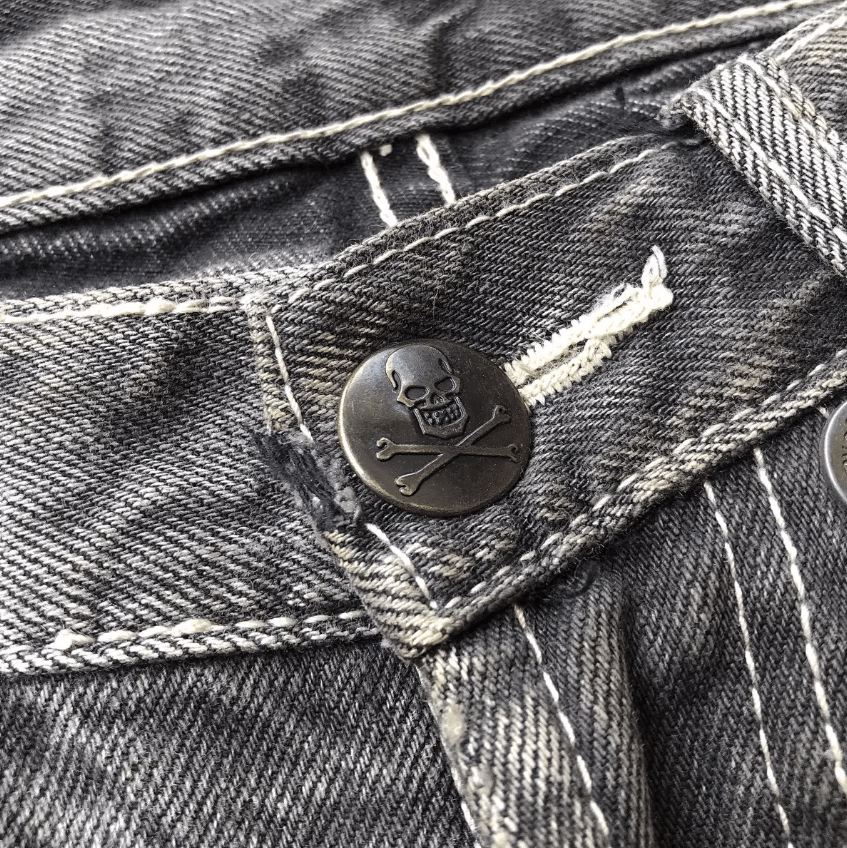 Other Army Of No! Japan Distressed Double Pocket Bootcut Size US 32 / EU 48 - 5 Thumbnail