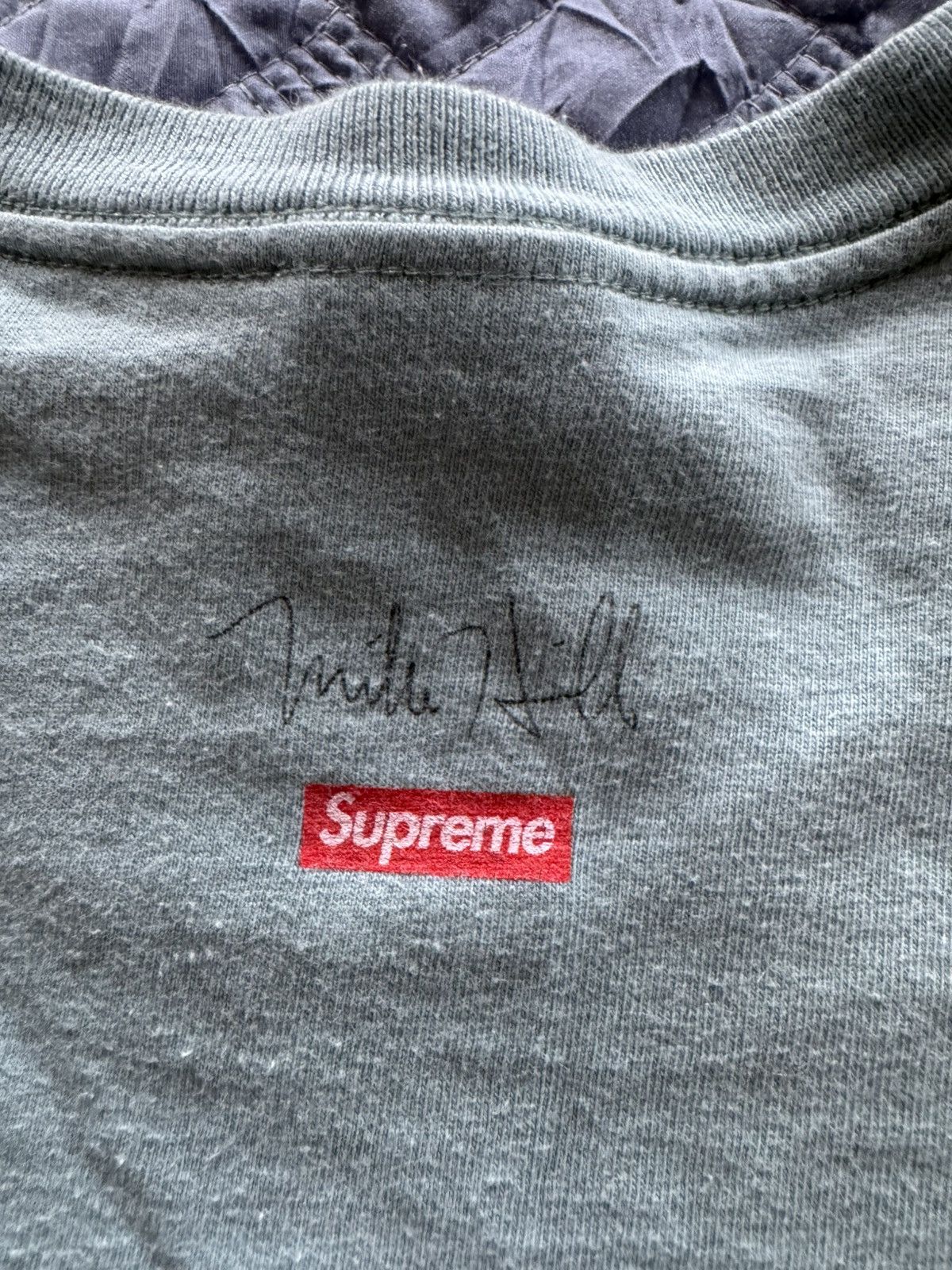 Supreme Supreme Mike Hill Running Tee Slate Size US L / EU 52-54 / 3 - 3 Thumbnail