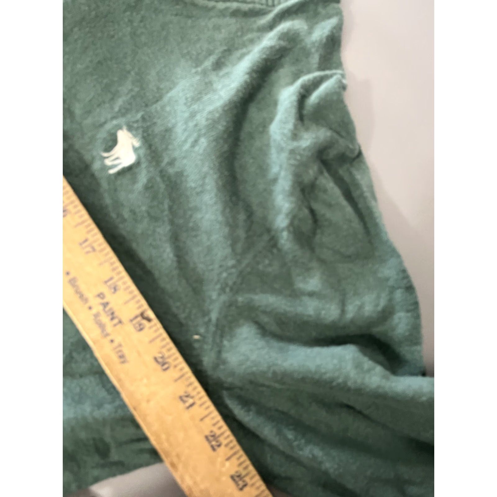 Abercrombie & Fitch VINTAGE Abercrombie & Fitch Sweater Men Large Logo Embroidered V-Neck Green Cashmere Cotton Pullover Casual Size US L / EU 52-54 / 3 - 5 Thumbnail