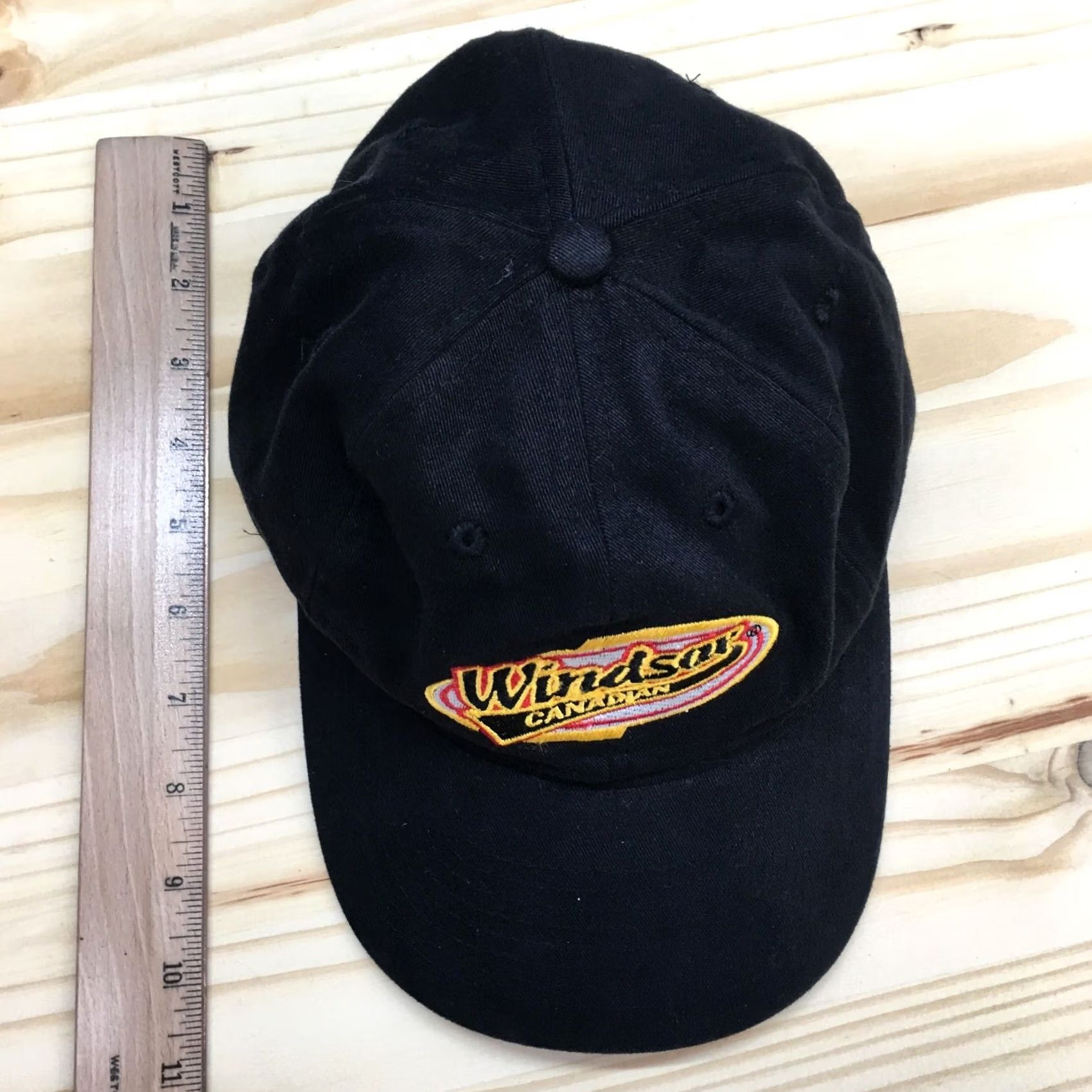 Vintage Windsor Style Master Baseball Cap Hat Mens One Size Black Adjustable Embroidered Size ONE SIZE - 3 Thumbnail