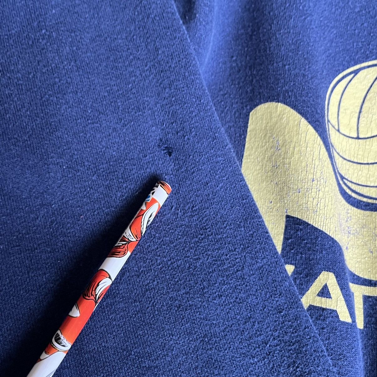 Nike Vintage 2000s Nike Center Swoosh US Navy Water Polo Hoodie Size US M / EU 48-50 / 2 - 10 Thumbnail