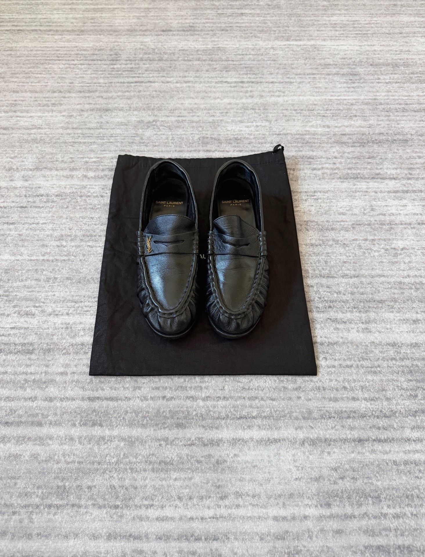 Yves Saint Laurent YSL Eel Skin Loafers Size US 6 / IT 36 - 1 Thumbnail