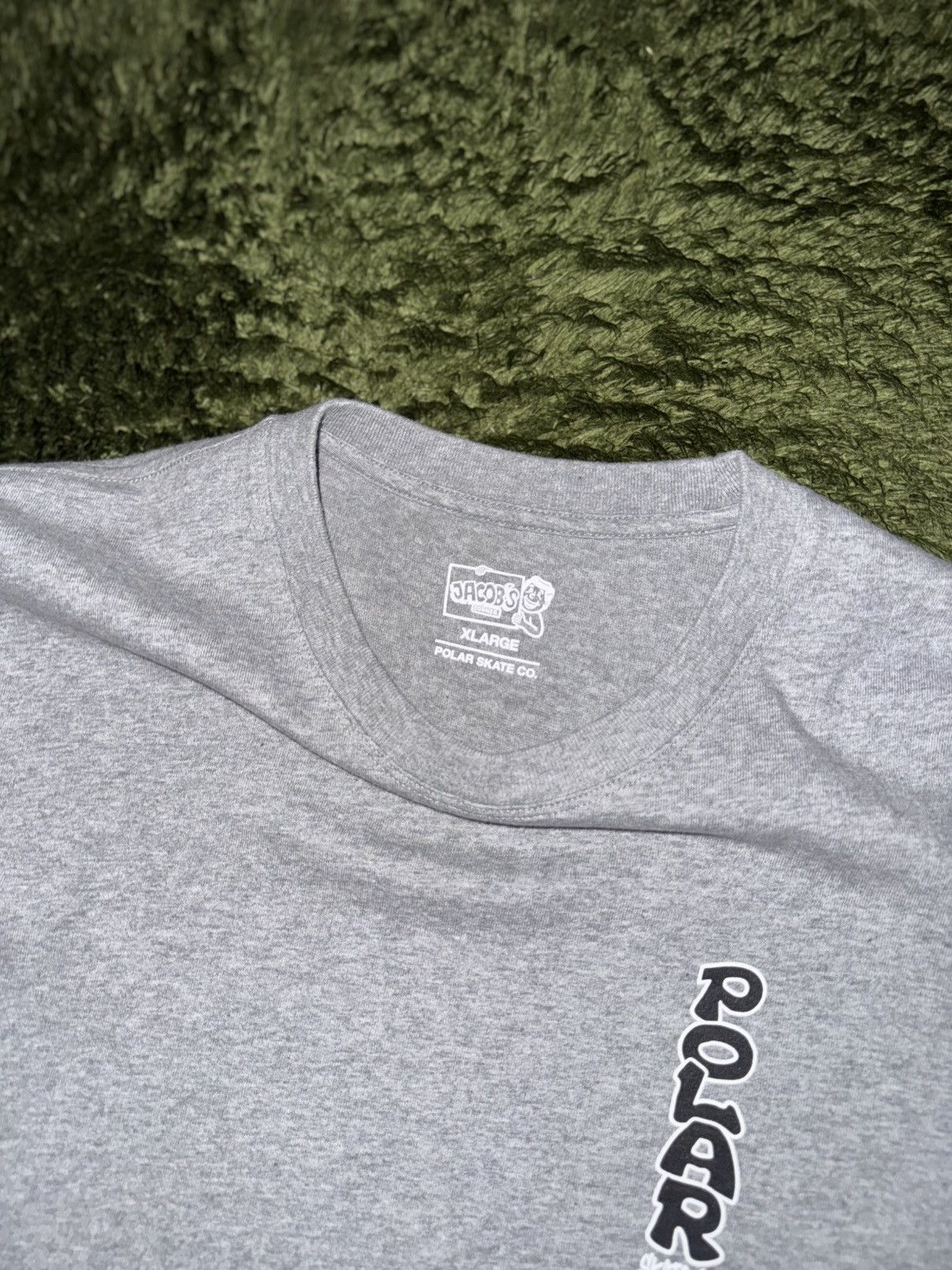 Polar Skate Co. [XL] Polar Skate Co. Vertical Logo T-Shirt Heather Grey Size US XL / EU 56 / 4 - 3 Thumbnail