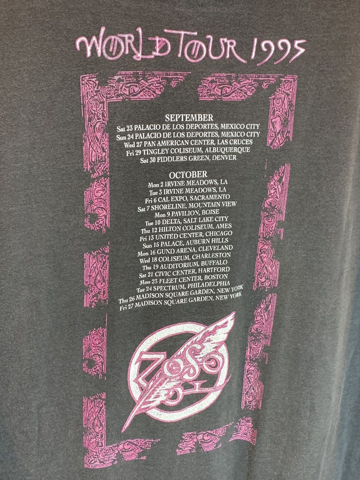 Band Tees RARE* Vintage 90’s Led Zeppelin No Quarter Tour Band T-Shirt Size US L / EU 52-54 / 3 - 4 Thumbnail