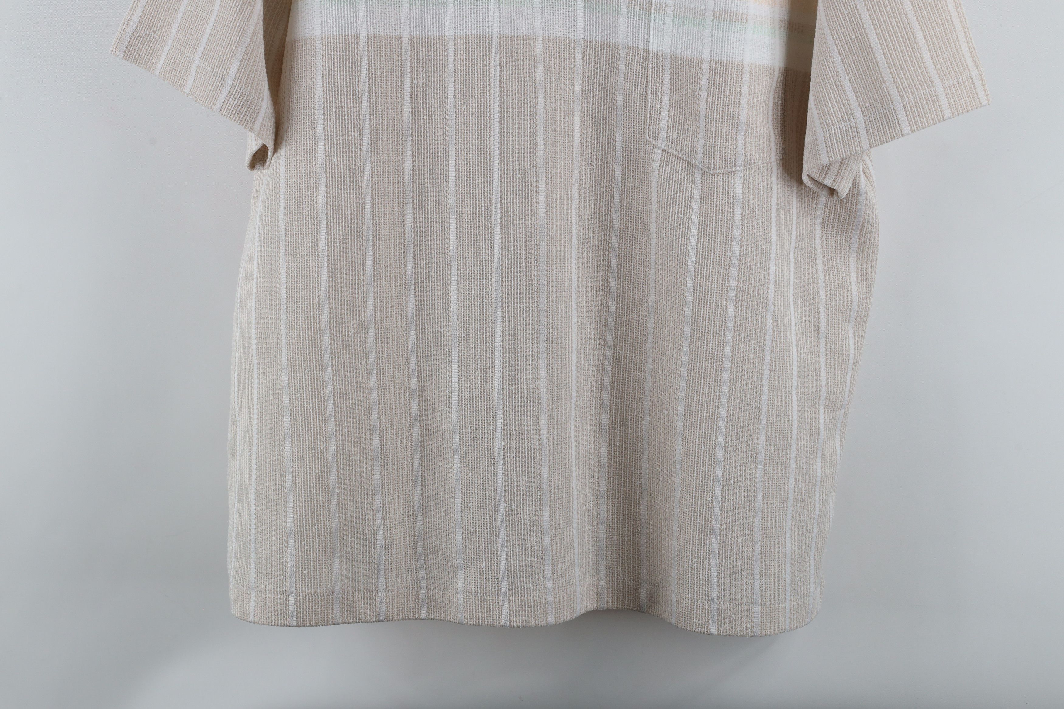 Vintage Vintage 70s Streetwear Knit Pastel Striped Polo Shirt USA Size US XL / EU 56 / 4 - 3 Thumbnail