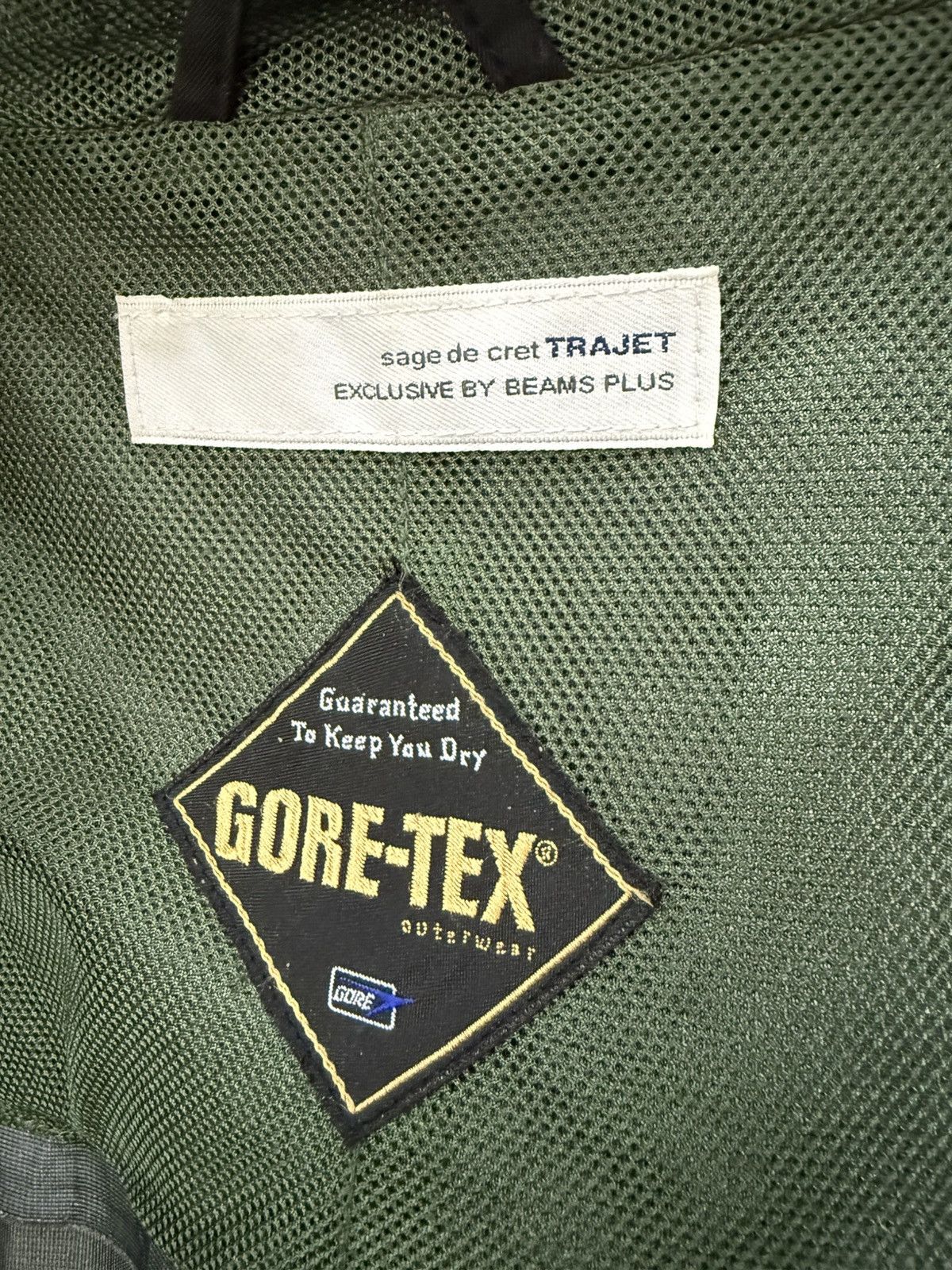 GorpCore🔥 Sage De Cret Beams Distress Goretex Outdoor Jacket
