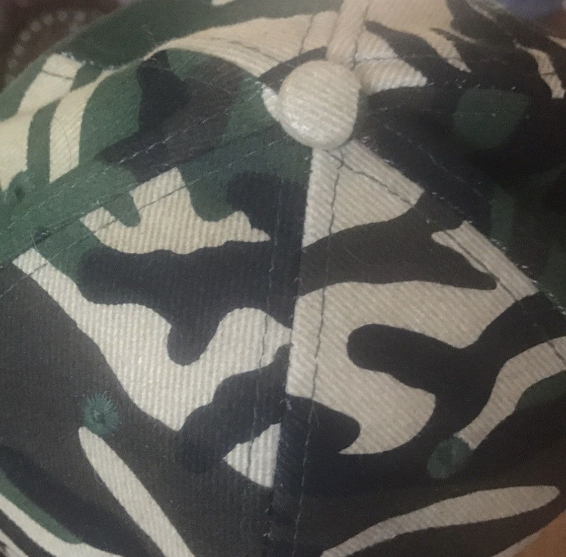 Vintage CAMO GERMANY VELVET EMBROIDERED BASEBALL CAP HAT Size ONE SIZE - 4 Thumbnail