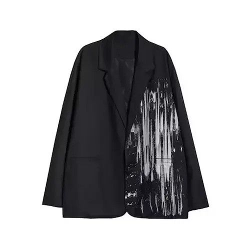 Japanese Brand × Vintage Paint Effect Button Suit Jacket Size 36R - 1 Thumbnail