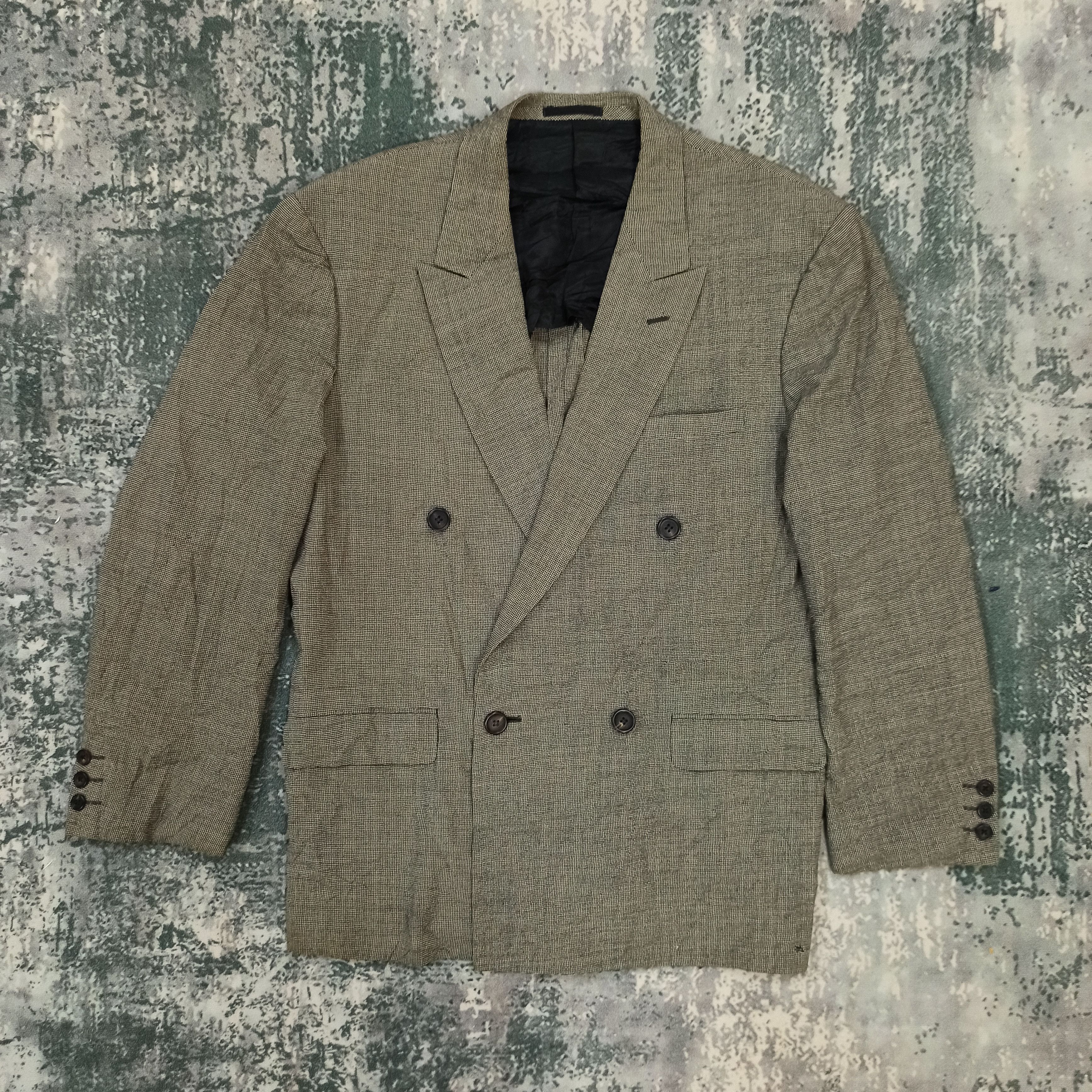 Vintage Y’s For Men Linen Blazer Coat Jacket
