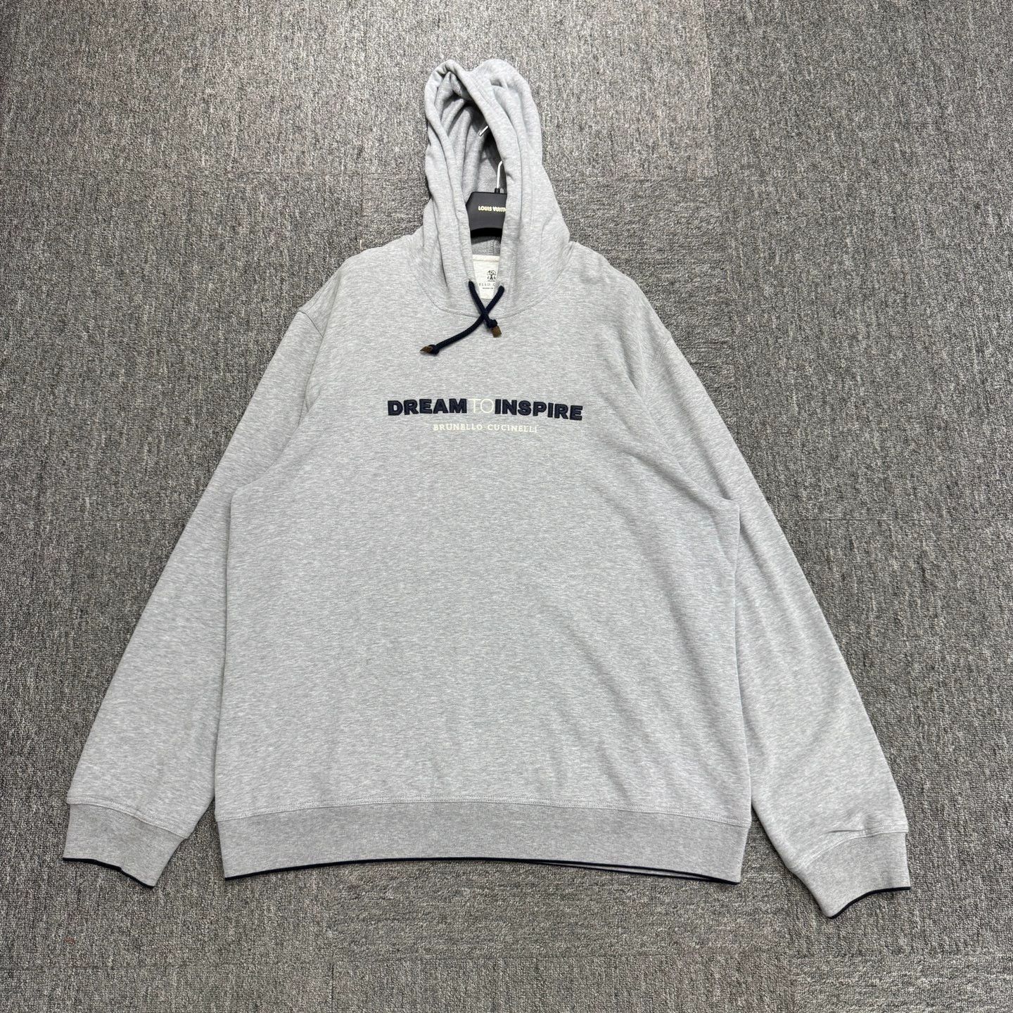 Brunello Cucinelli BRUNELLO CUCINELLI Embroidered Logo Hoodie Size US XXL / EU 58 / 5 - 1 Thumbnail