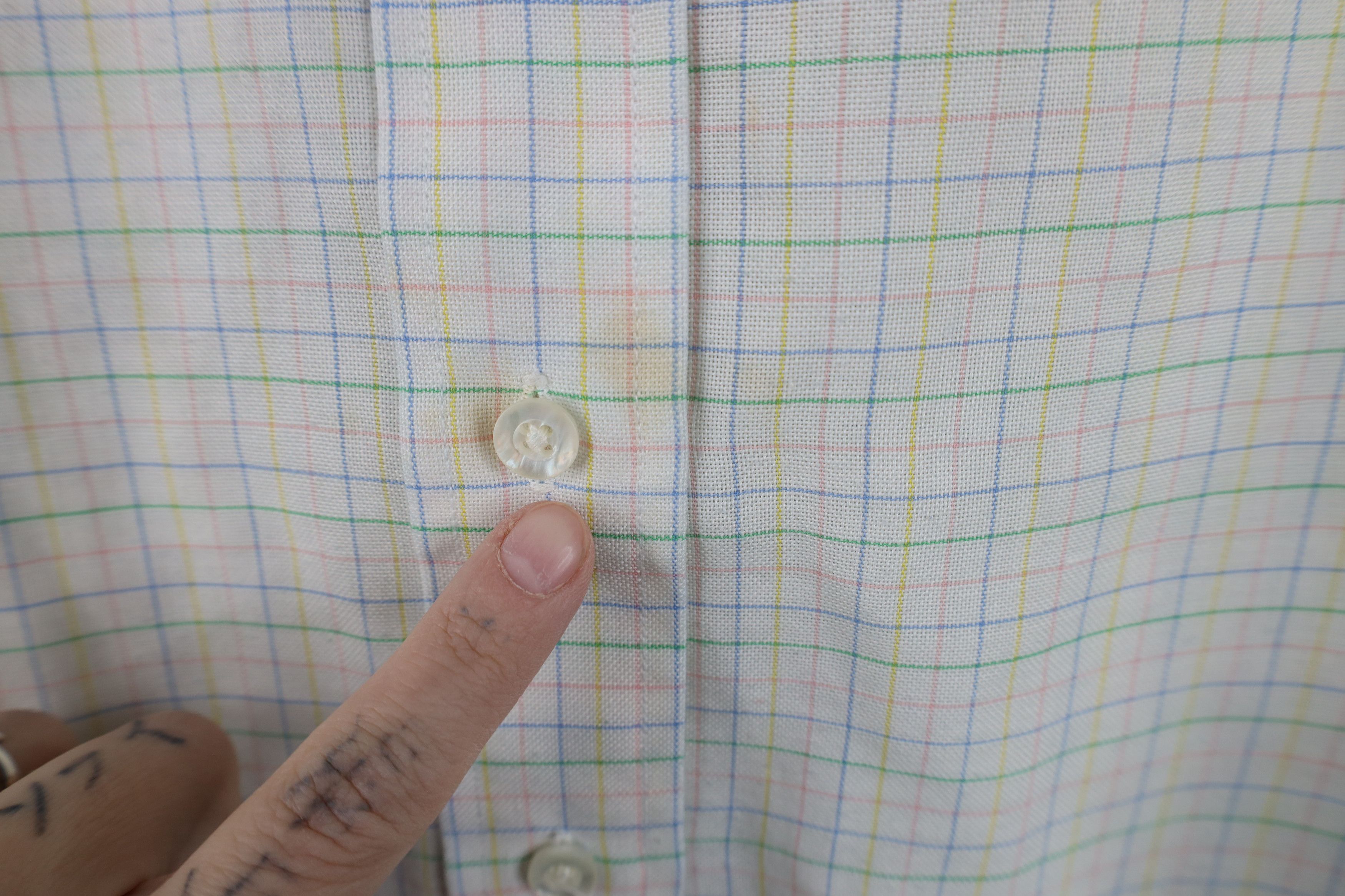 L.L. Bean Vintage 70s LL Bean Plaid Collared Button Down Shirt USA Size XL / US 12-14 / IT 48-50 - 4 Thumbnail