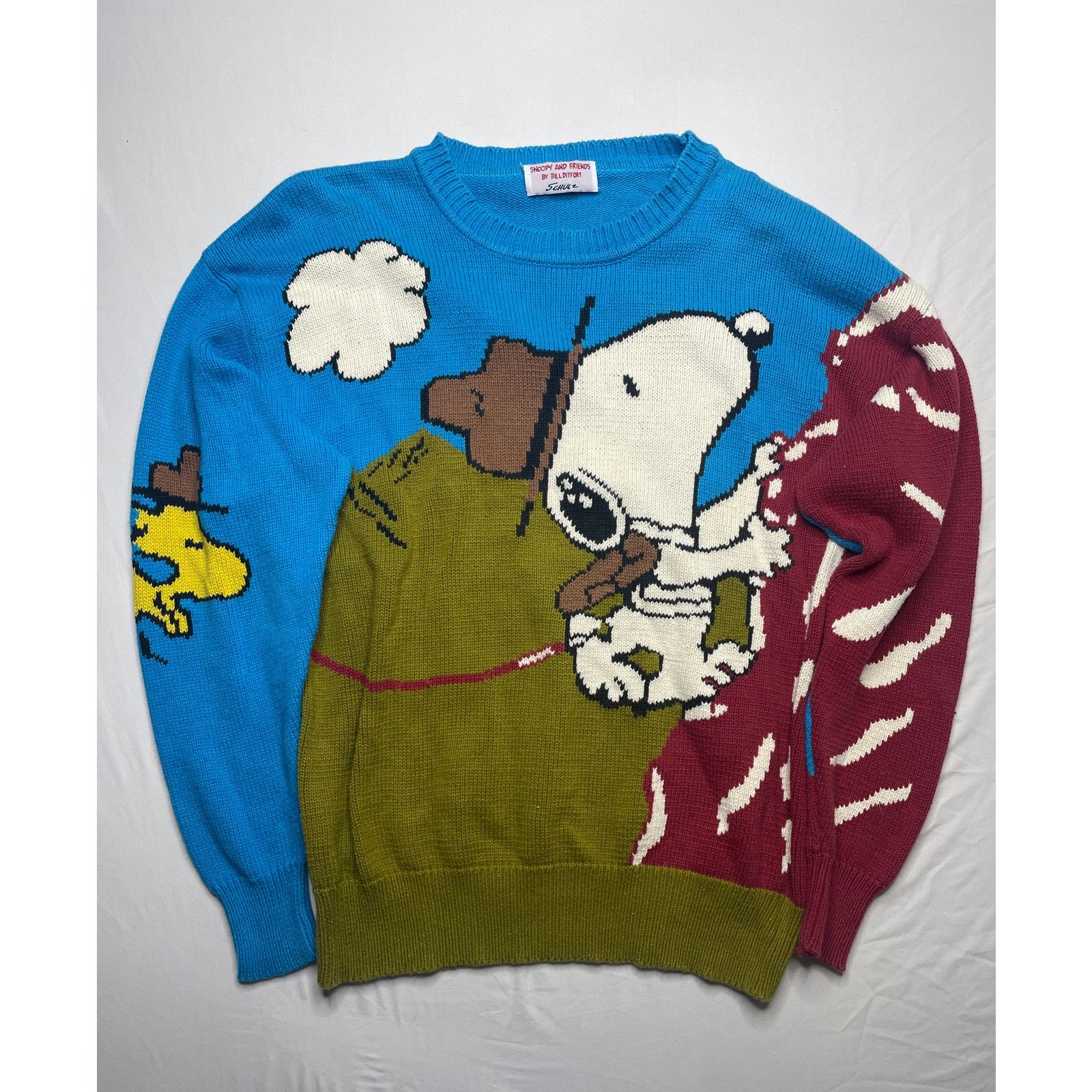Other 80’s 90’s Snoopy and Friends by Bill Ditfort Schulz Sweater Size US L / EU 52-54 / 3 - 3 Thumbnail