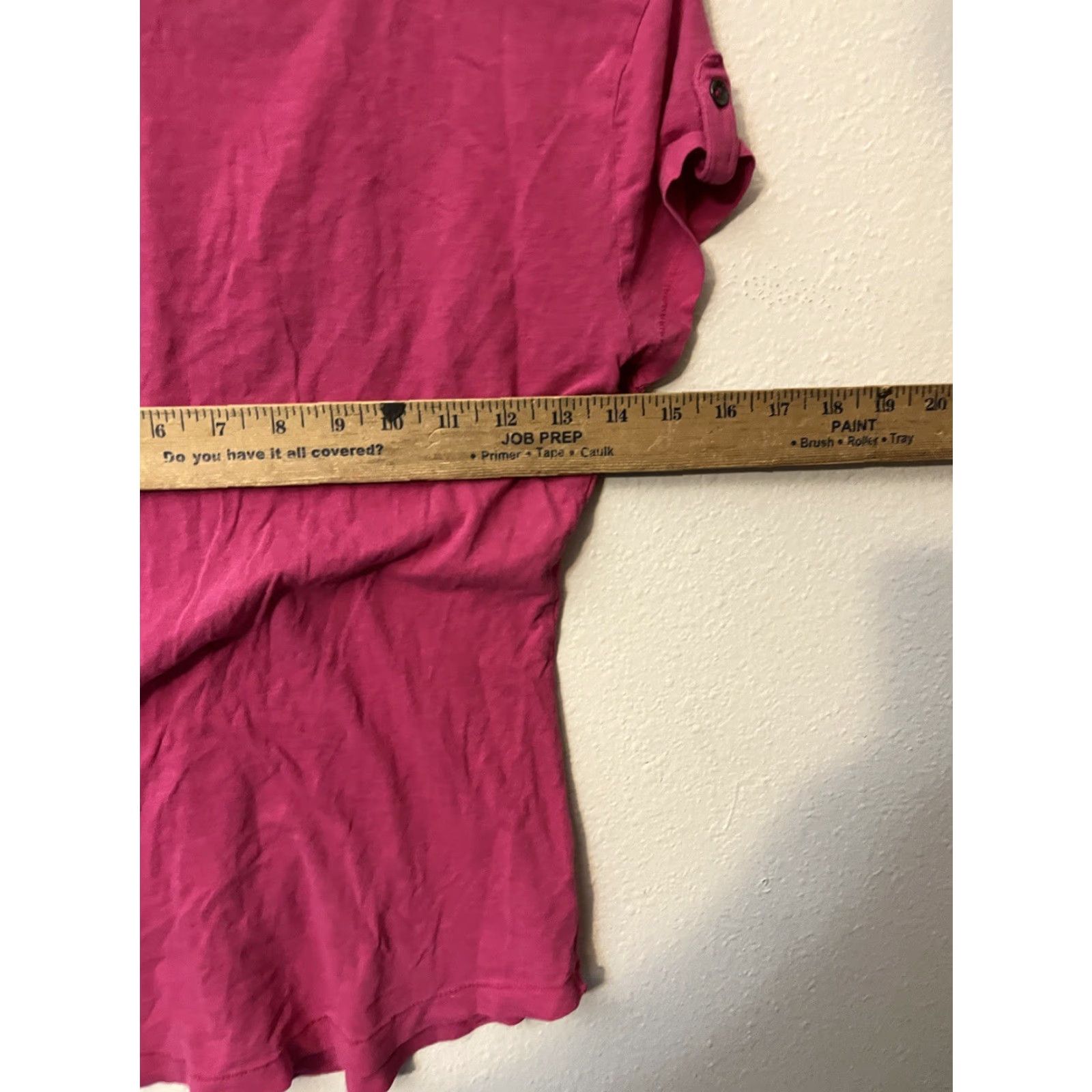 Express Express Women Short Sleeve Chest Pocket V-Neck T Shirt Pink Small Size S / US 4 / IT 40 - 4 Thumbnail