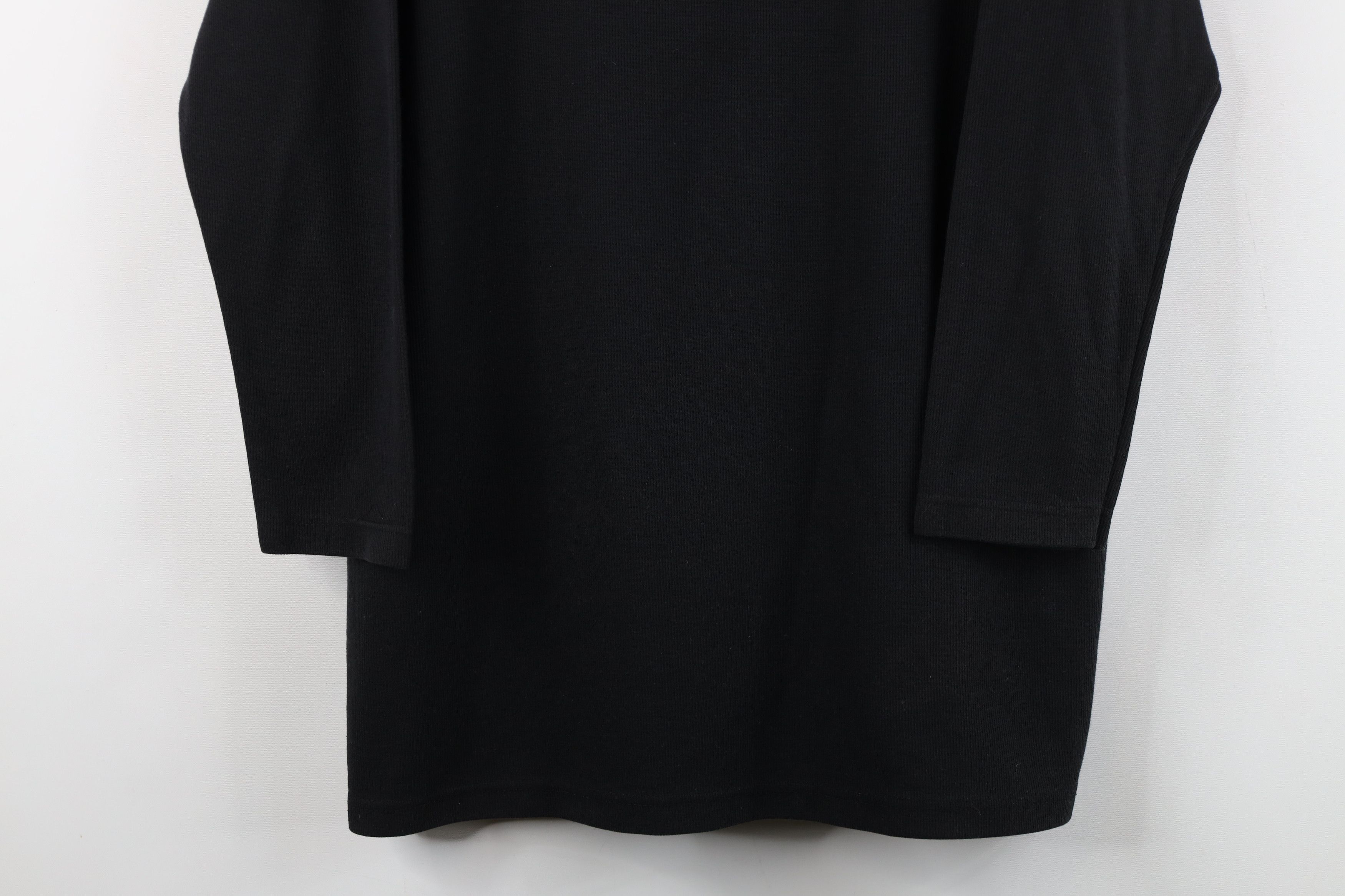 Vintage Vintage 90s Streetwear Ribbed Knit Mock Neck T-Shirt USA Size XL / US 12-14 / IT 48-50 - 3 Thumbnail