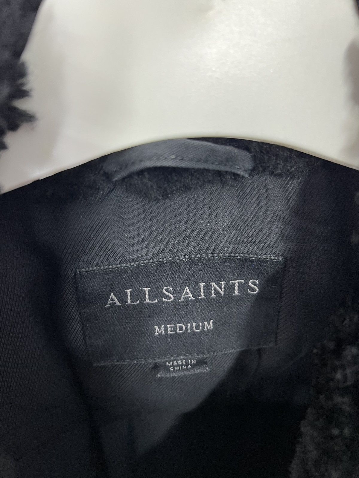 Allsaints Vintage streetwear designer Allsaints Faux Fur Bomber Jacket Size US M / EU 48-50 / 2 - 5 Thumbnail