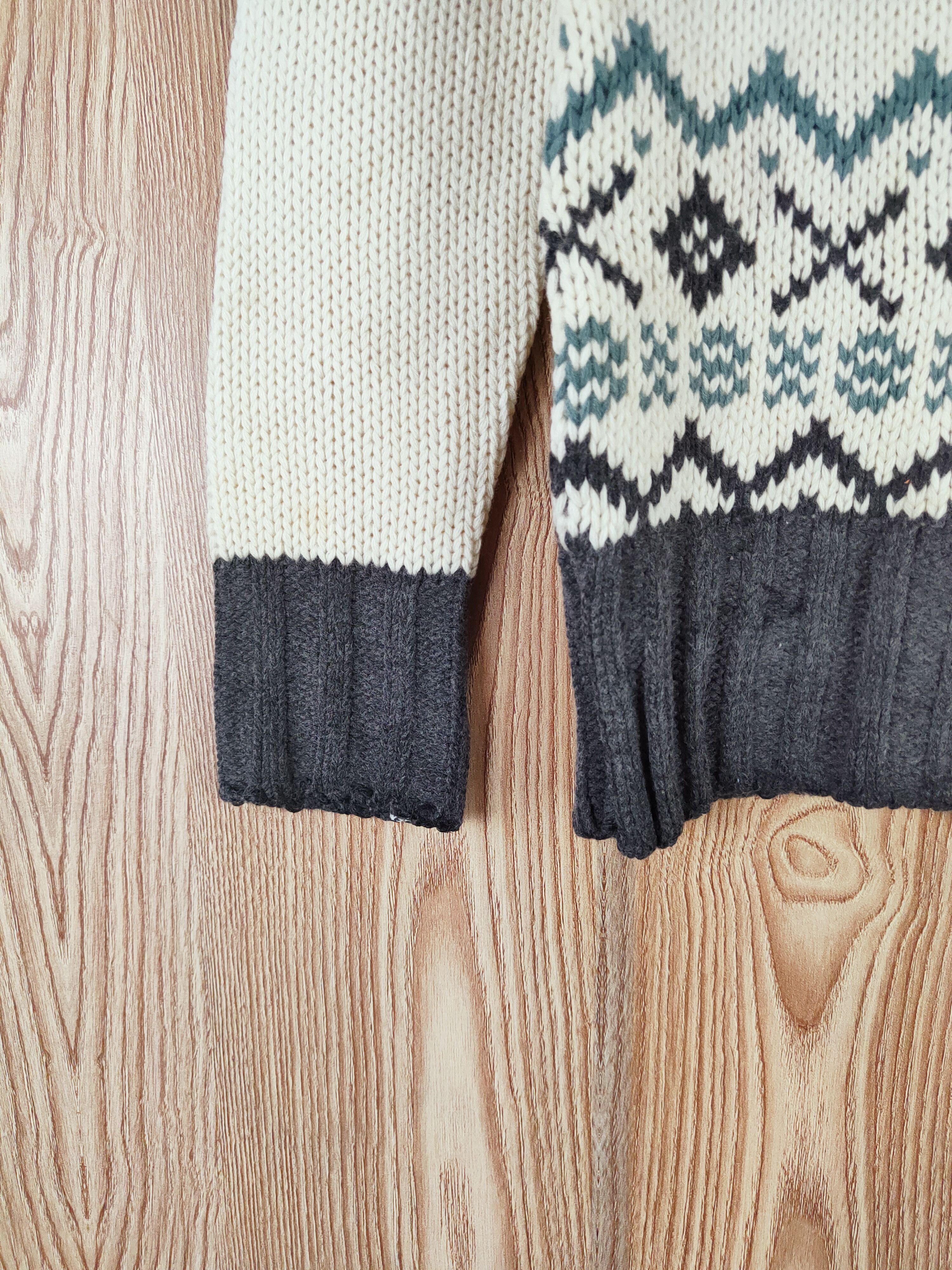 Japanese Brand O.Z.O.C Cream Knitwear Cardigan #W570 Size S / US 4 / IT 40 - 4 Thumbnail