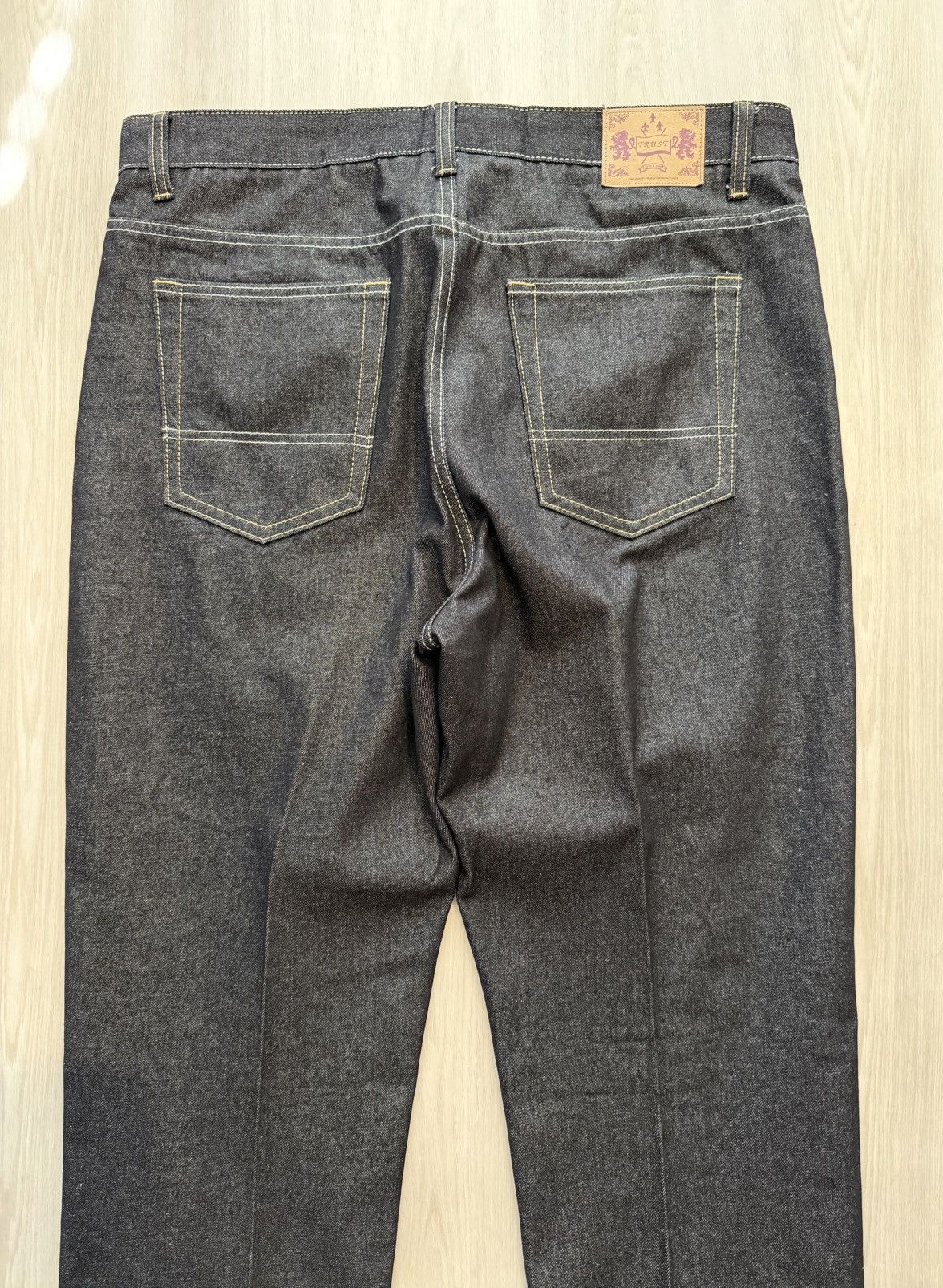 Vintage VTG Y2K Trust Jeans Baggy Wide Leg Denim Sz 40x30 Size US 40 / EU 56 - 3 Thumbnail