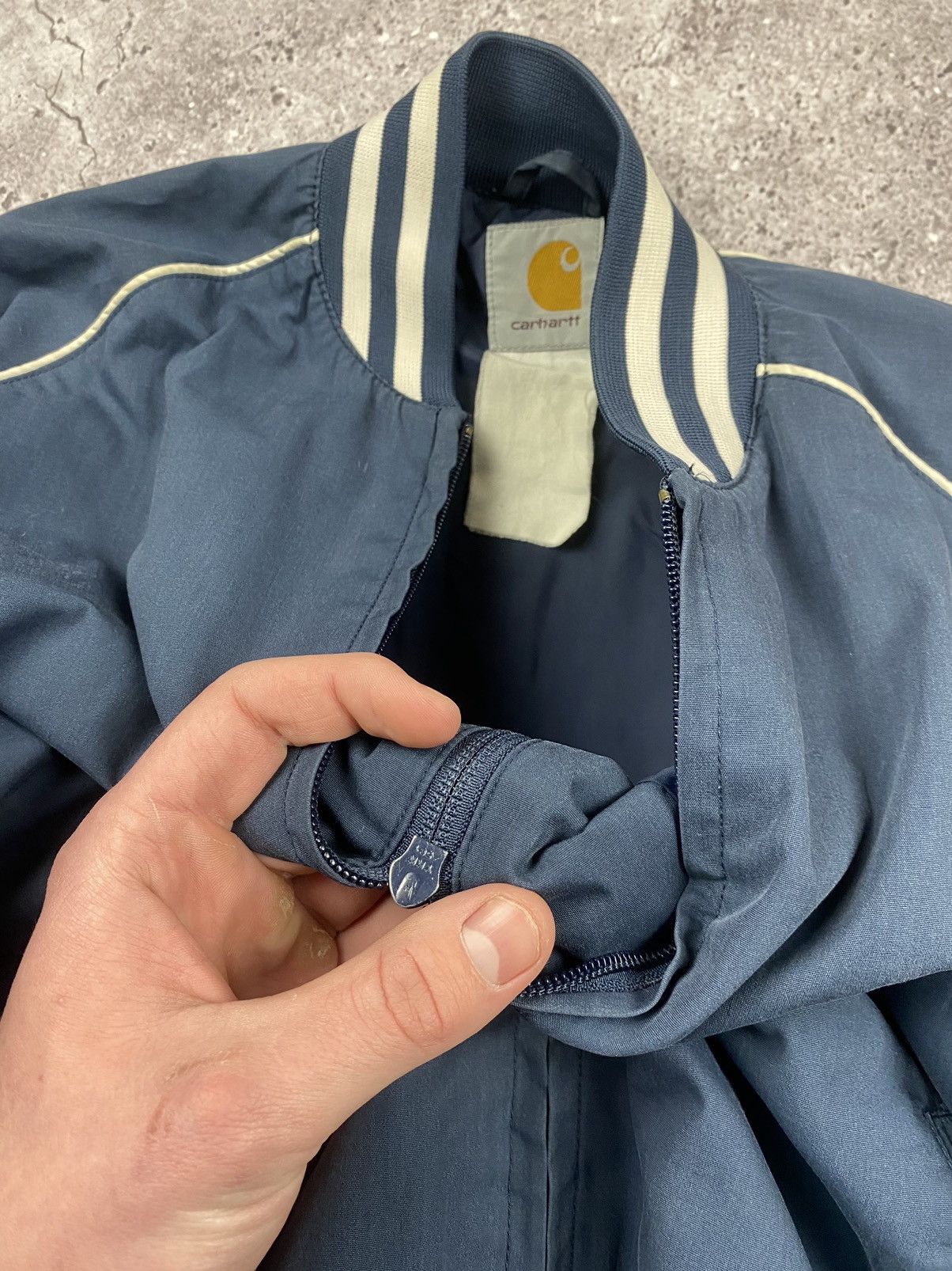 Carhartt VINTAGE FADED CARHARTT 00’S BOMBER JACKET WORK WEAR Y2K Size M / US 6-8 / IT 42-44 - 6 Thumbnail