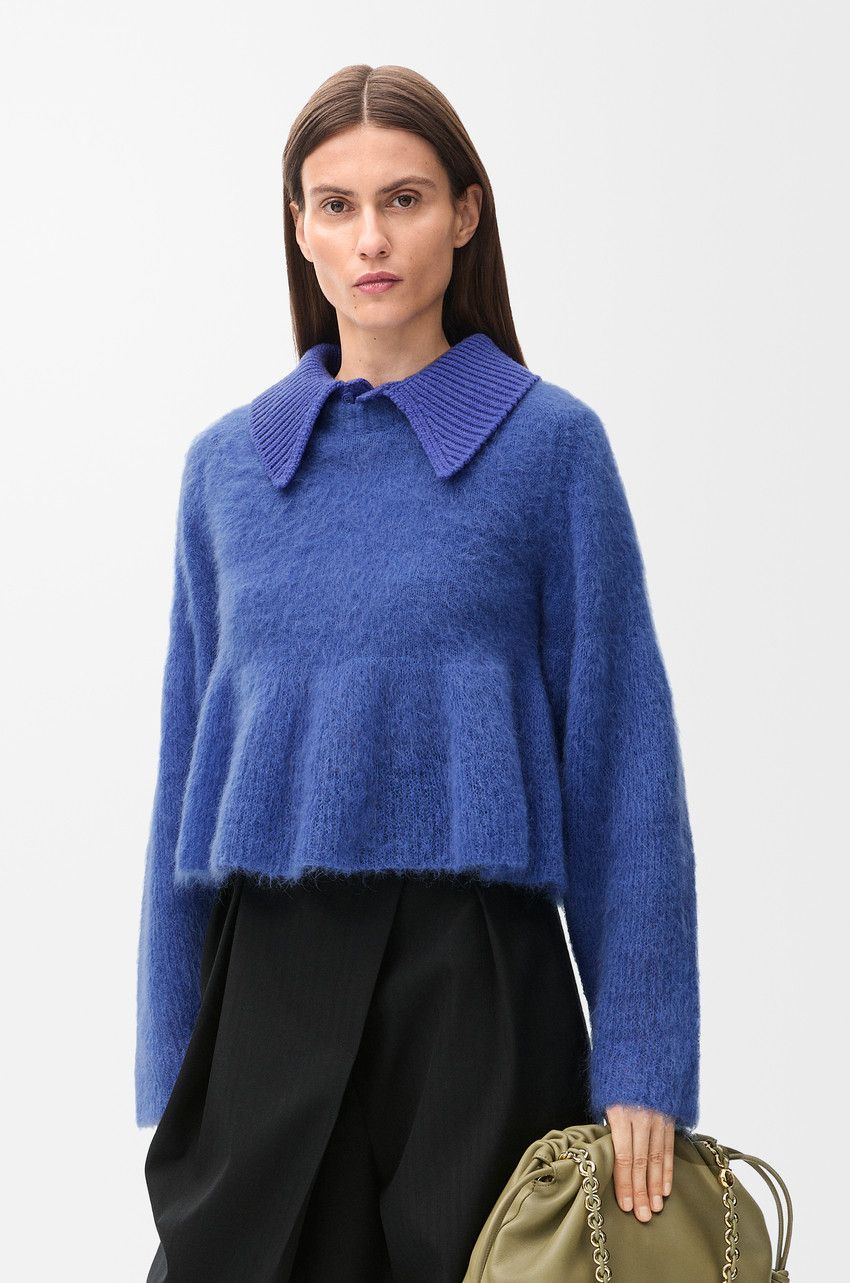 Loewe o1loc1c0525 Sweater in Blue Size S / US 4 / IT 40 - 2 Thumbnail