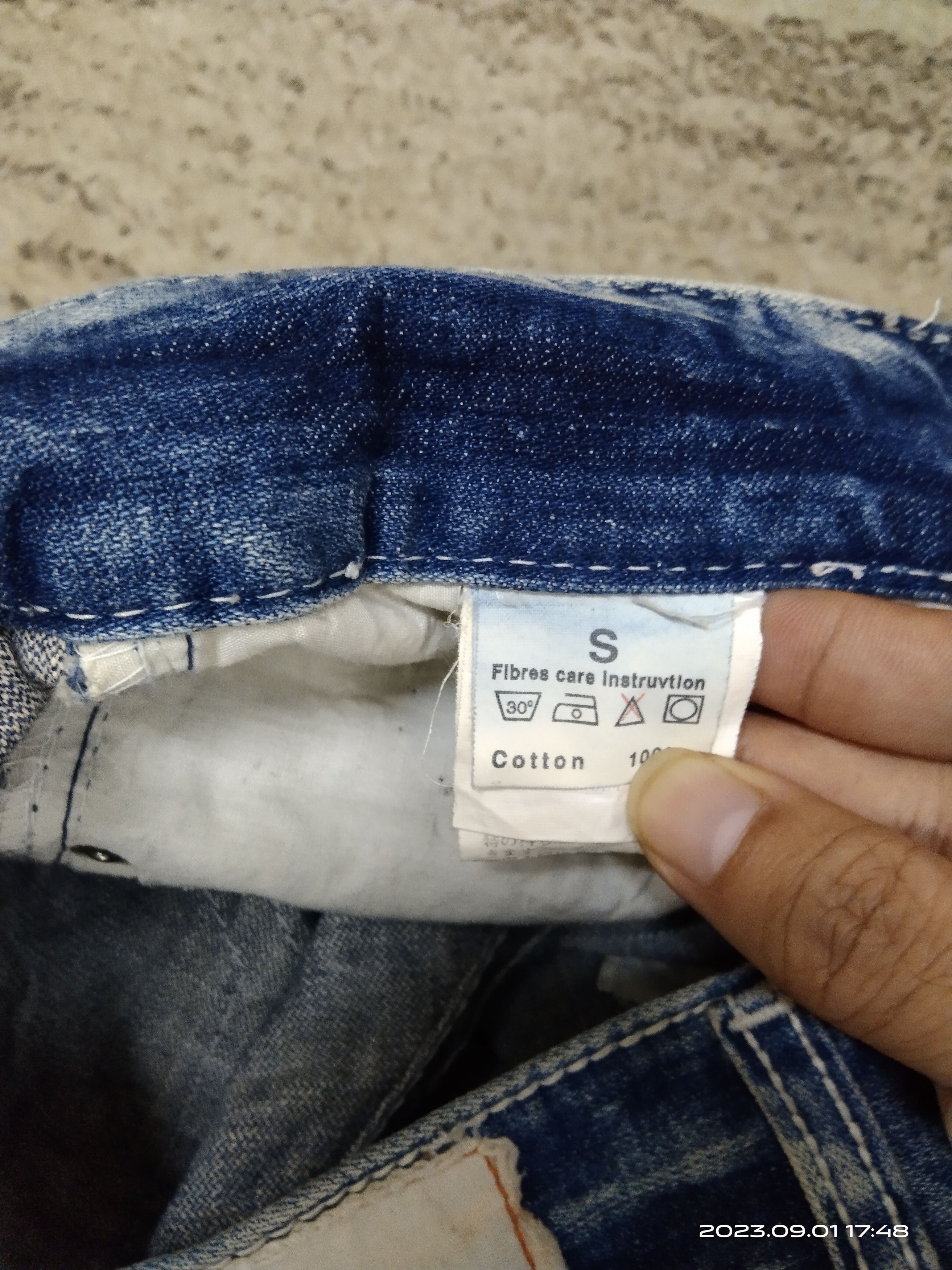 Japanese Brand FLARE SICK PURE PERADISE DENIM PANTS Size US 29 - 7 Thumbnail