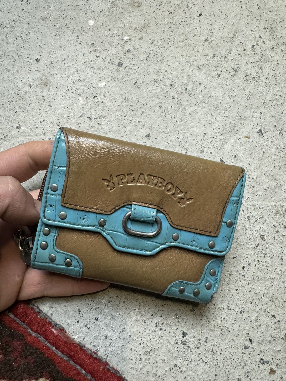 Playboy × Vintage Vintage Y2K Playboy 90s Leather Style Cowboy Wallet Size ONE SIZE - 2 Thumbnail