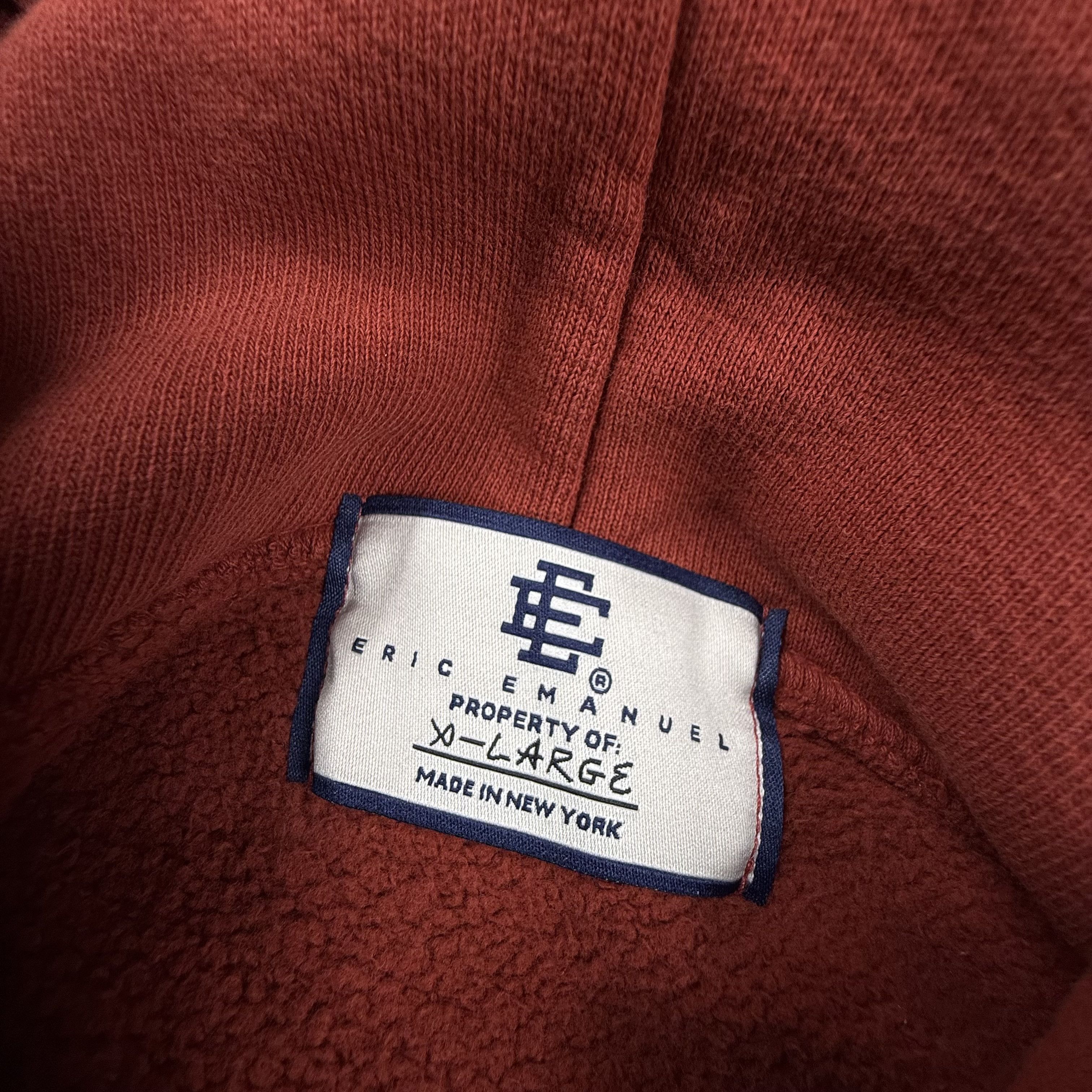 Eric Emanuel Eric Emanuel EE Basic Hoodie Mens XL Rust Red Sweatshirt Size US XL / EU 56 / 4 - 5 Thumbnail