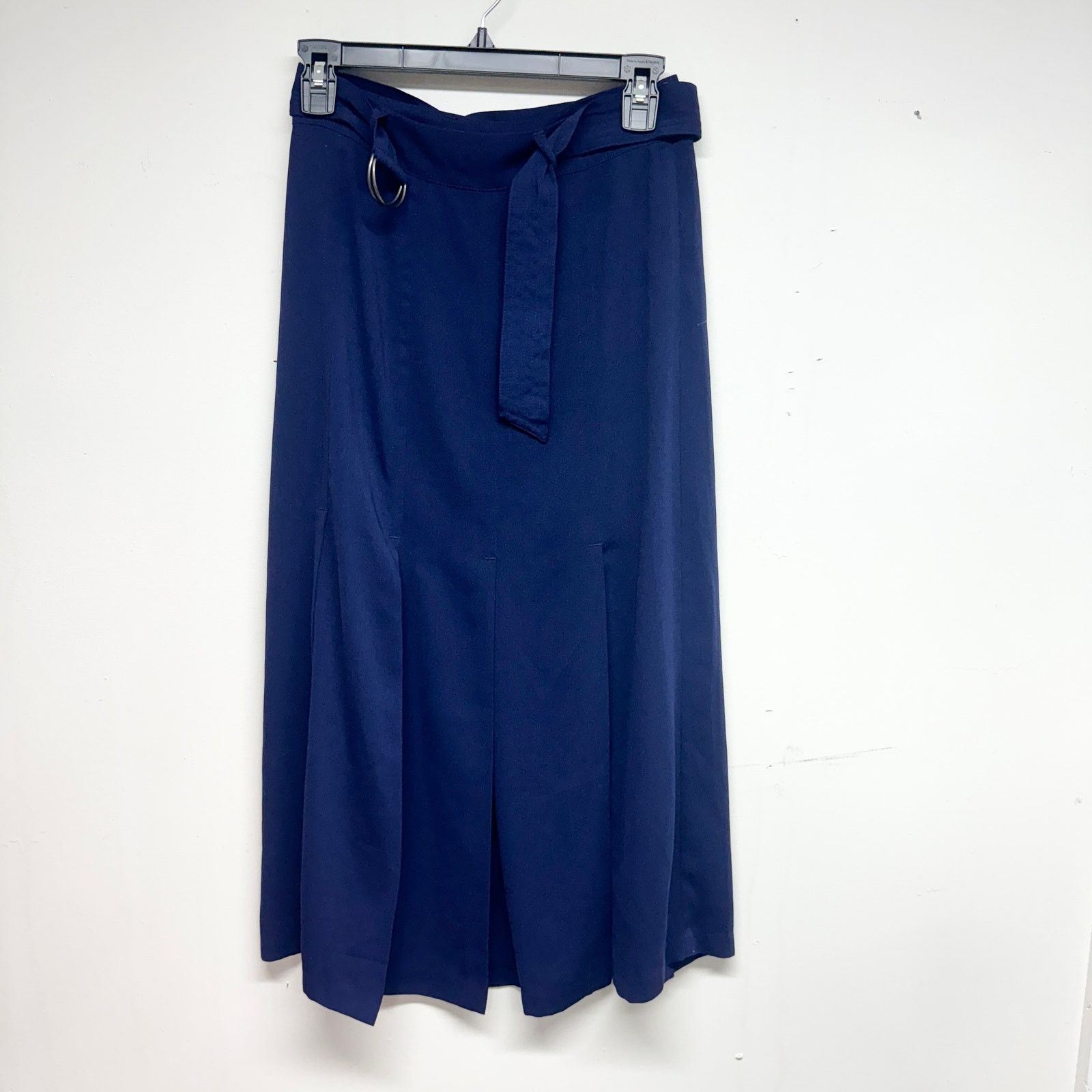 Other Trouve Belted High Waisted Flared Multi Hemmed Midi Skirt XS Size XS / US 0-2 / IT 36-38 - 2 Thumbnail
