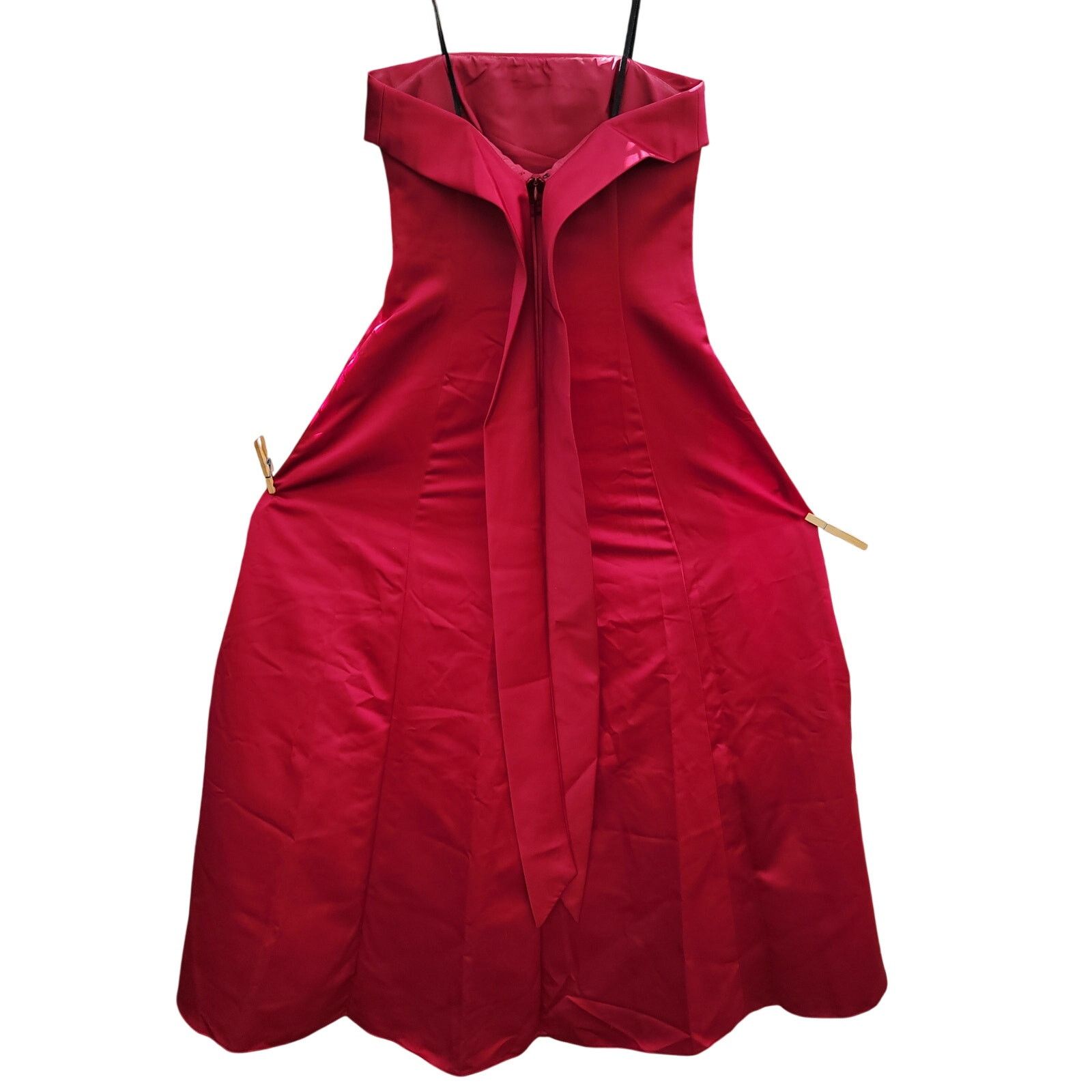 Other Michaelangelo Red Sleeveless Party Dress - Size 6 Size M / US 6-8 / IT 42-44 - 5 Thumbnail
