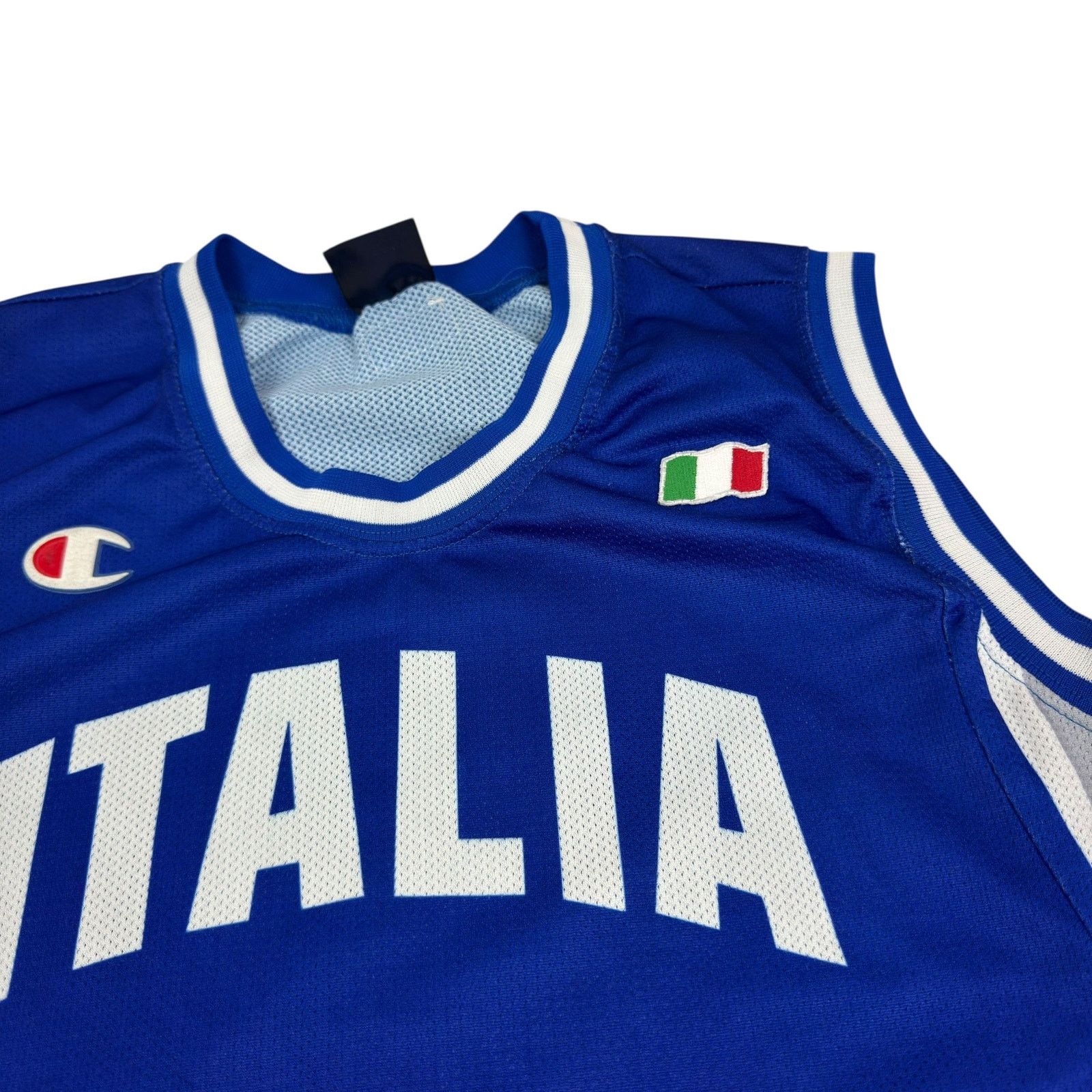 Champion Champion Men's Blue Gray Italy Basketball Jersey Large Size US L / EU 52-54 / 3 - 4 Thumbnail