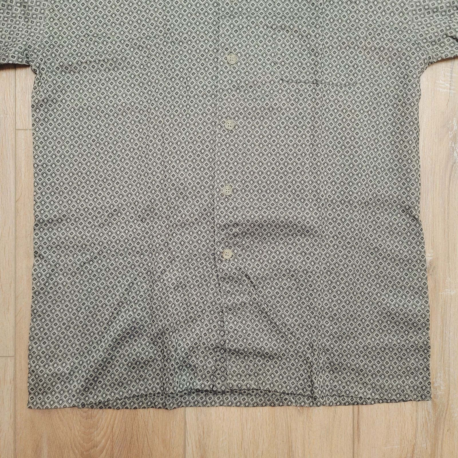Natural Issue Natural Issue Shirt M VTG 90s Rayon Boxy Oversized Geometric Size US M / EU 48-50 / 2 - 3 Thumbnail