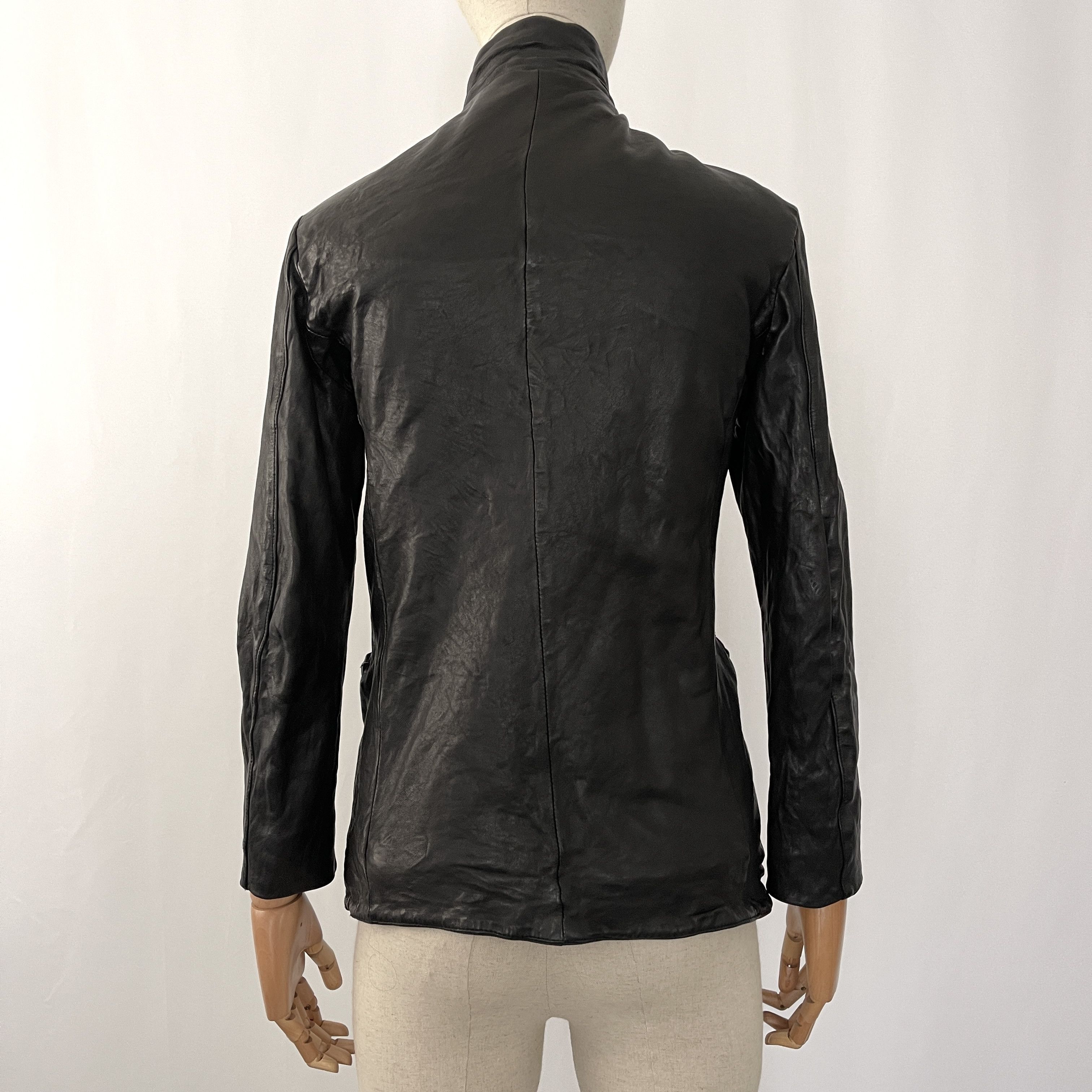 Giorgio Brato GIORGIO BRATO Hand made in Italy Leather Jacket size 42 Size M / US 6-8 / IT 42-44 - 4 Thumbnail