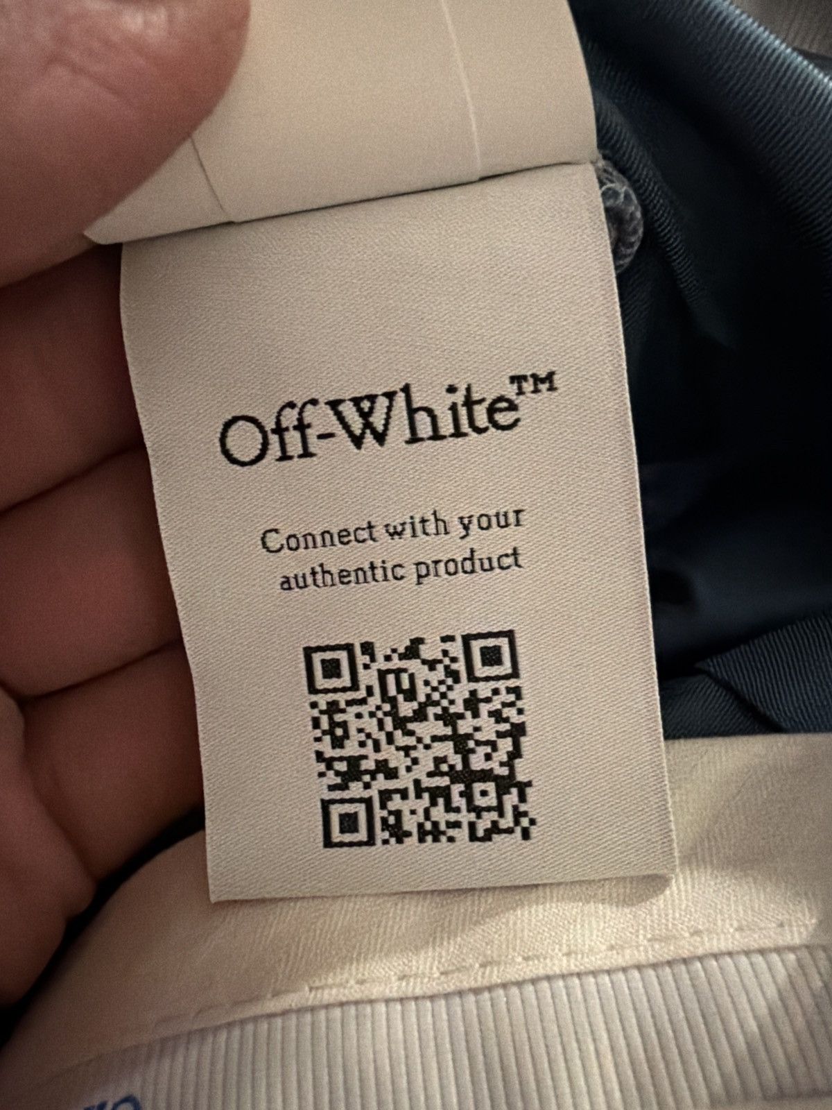Off-White LIGHT BLUE WO BLEND BASIC SLIM PANT Size 26" / US 2 / IT 38 - 5 Thumbnail