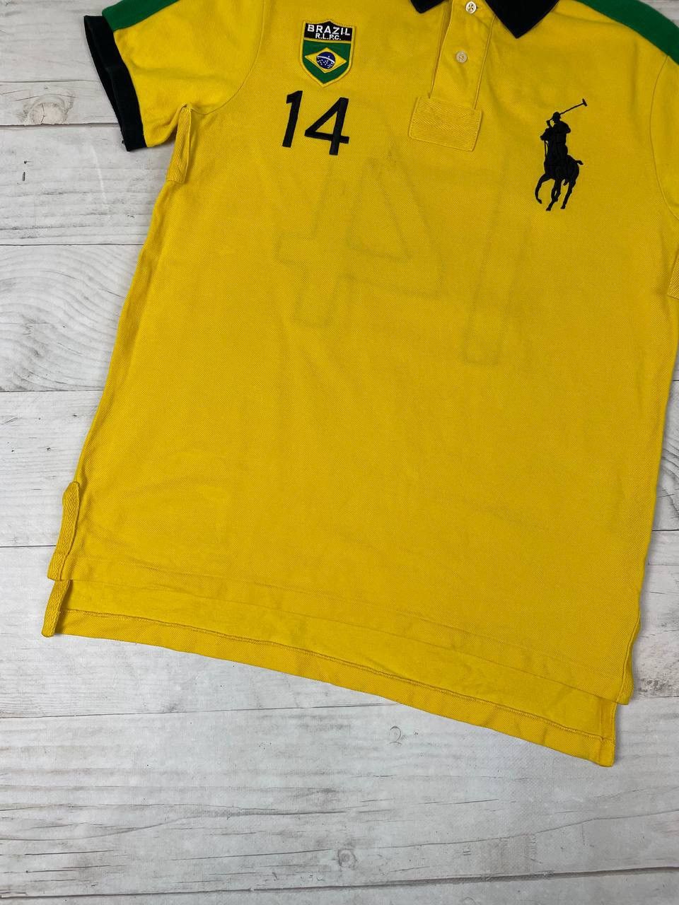 Polo Ralph Lauren Vintage Polo Ralph Lauren Brazil Rugby Polo Shirt Big Pony Size US M / EU 48-50 / 2 - 4 Thumbnail