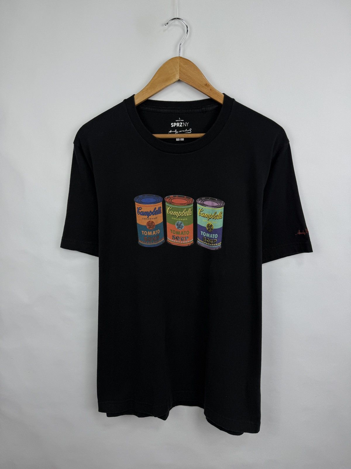 Andy Warhol × Uniqlo 🥫Y2K Andy Warhol Uniqlo Campbell Soup Art T-Shirt Avant Gard Size US L / EU 52-54 / 3 - 3 Thumbnail