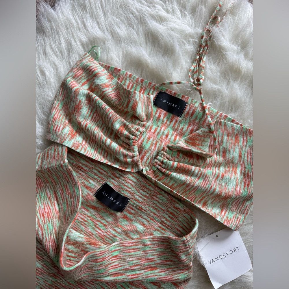 Other Animari Velencia Top & Skirt Set Soft Marled Vacation Fit Size L / US 10 / IT 46 - 3 Thumbnail