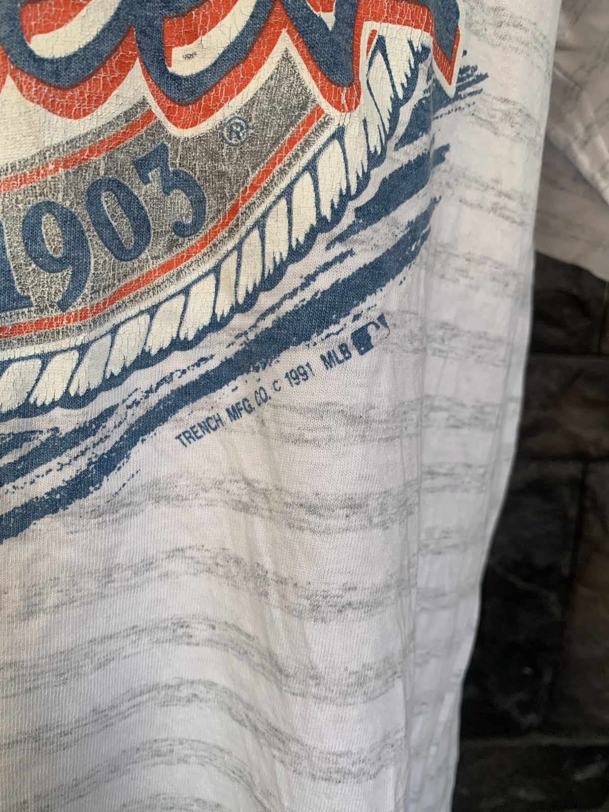 New York Yankees Vintage 90s New York Yankees MLB Team T shirt Size US L / EU 52-54 / 3 - 3 Thumbnail