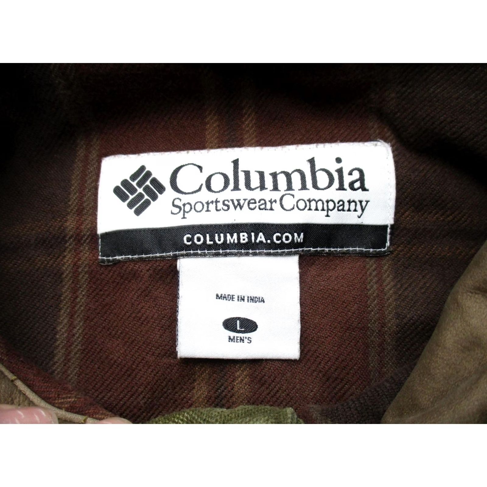 Vintage Columbia Jacket Mens Large Green Canvas Chore Field Snap Front Lined Workwear Size US L / EU 52-54 / 3 - 4 Thumbnail
