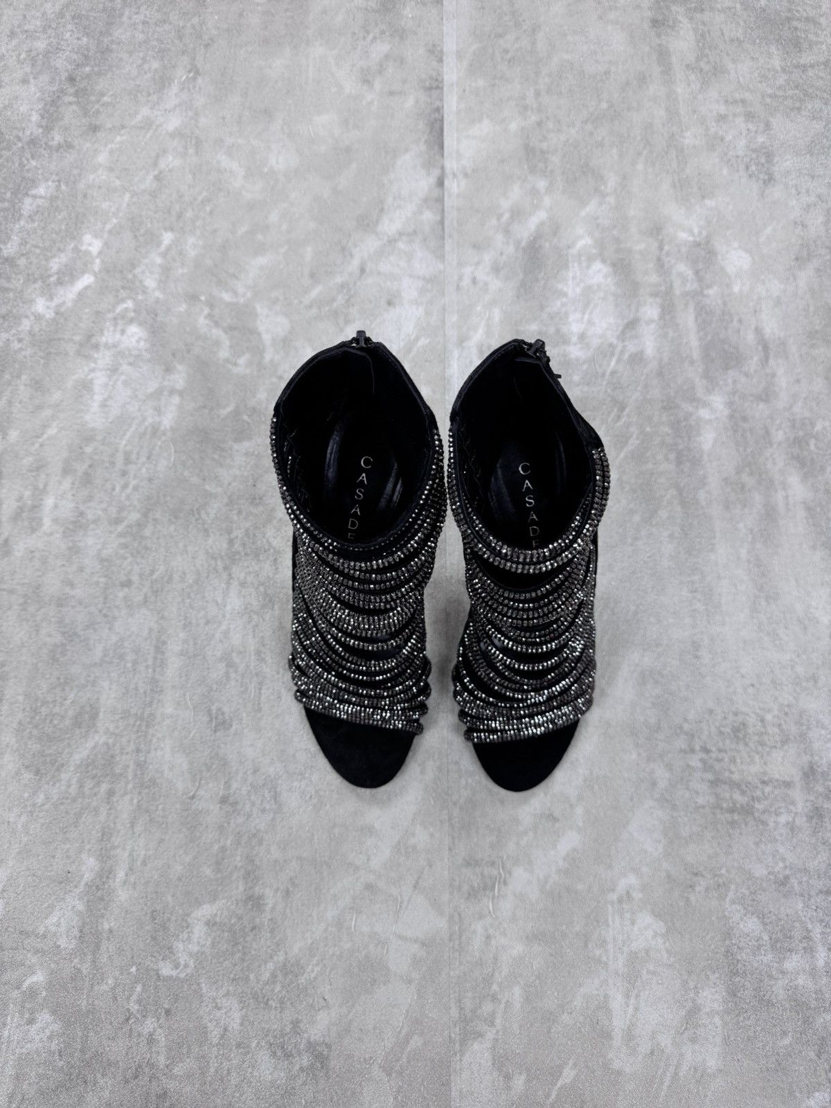 Casadei Casadei open crystal ankle high heels Women’s size 40 Size US 9 / IT 39 - 6 Thumbnail